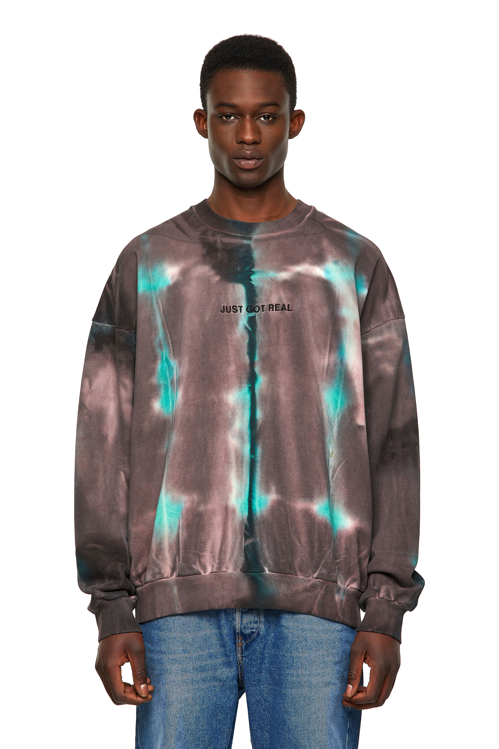 S-MART-B2, Pink/Green Diesel - S-MART-B2, Pink/Green - Sweaters - Image 1