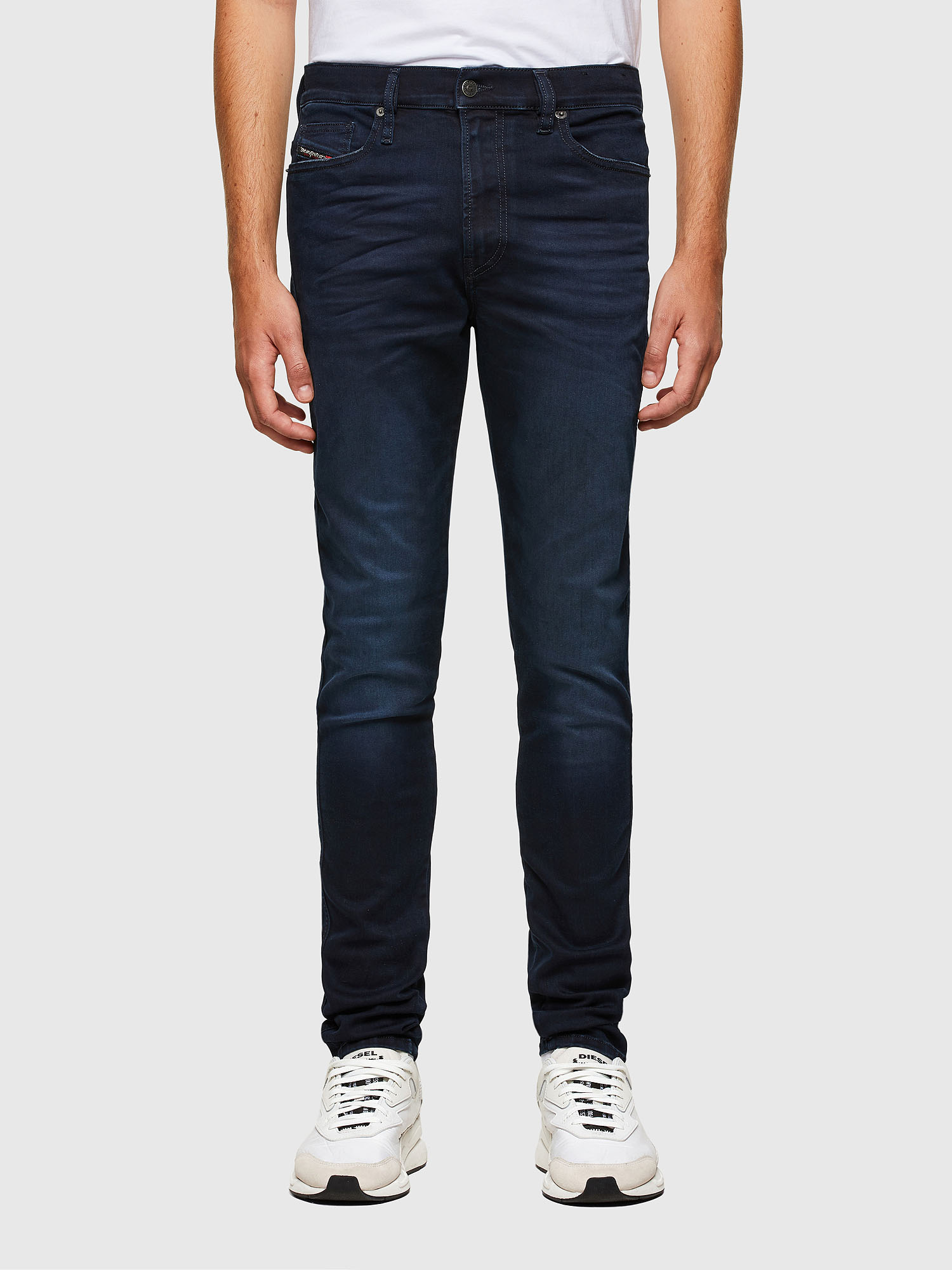 D-Istort 009JG, Dark Blue Diesel - D-Istort 009JG, Dark Blue - Jeans - Image 1