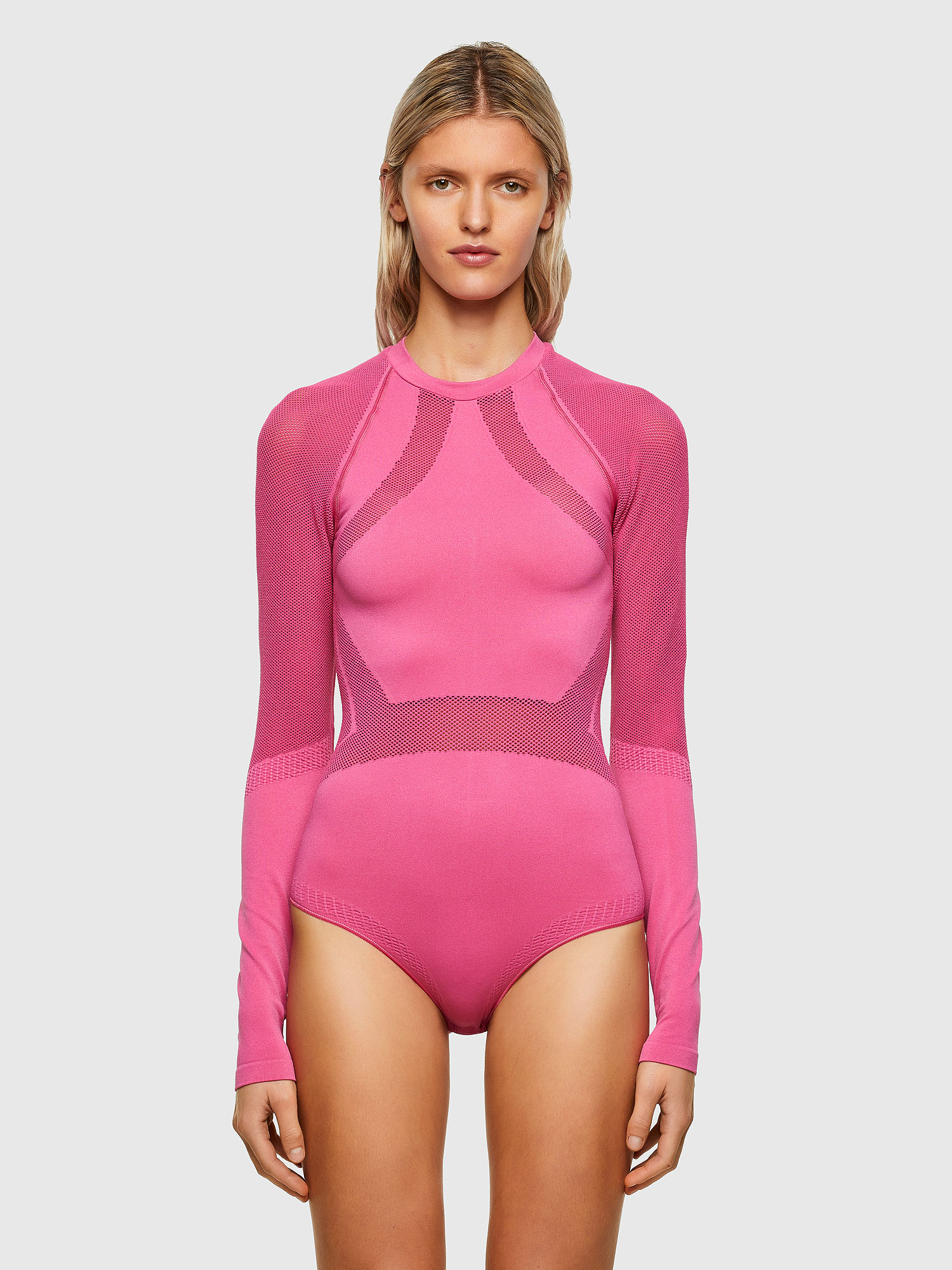 UFBY-BODY-SML, Pink Diesel - UFBY-BODY-SML, Pink - Bodysuits - Image 1