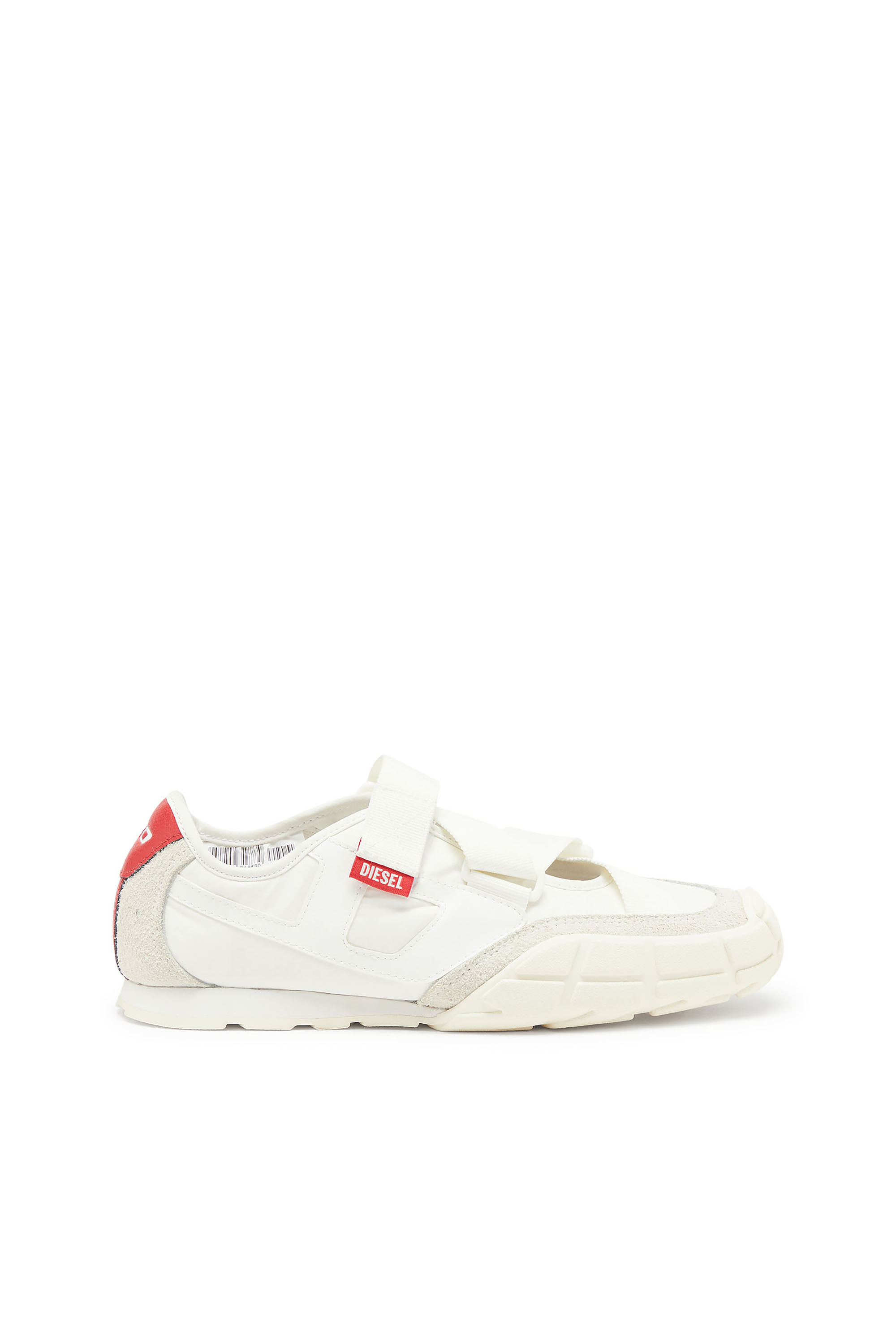 Diesel - S-PAGODHA SLIP-ON W, Woman's S-Pagodha-Tongue-free strap sneakers in ripstop in White - 1