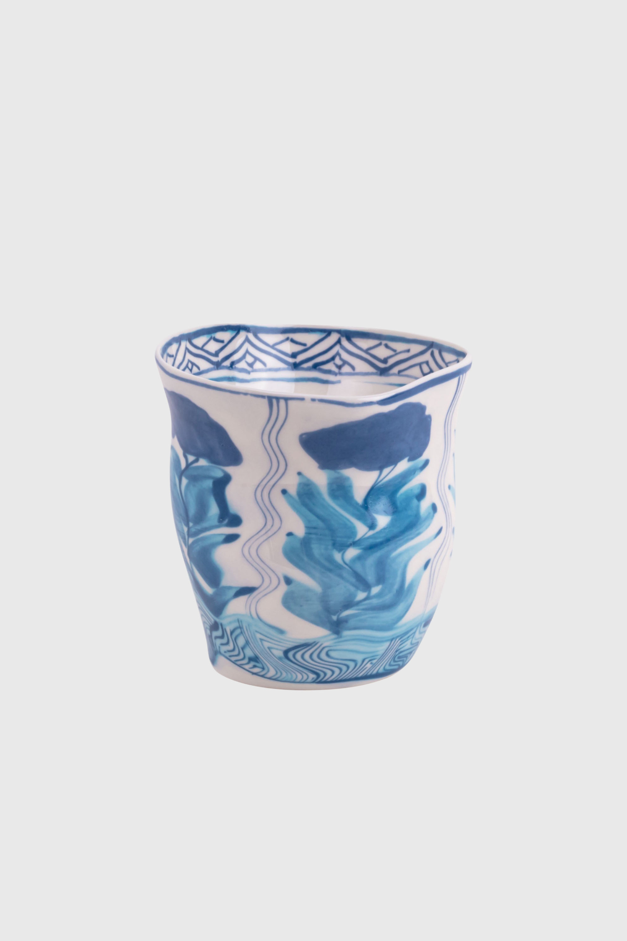 Diesel - 11257 PORCELAIN MUG "CLASSIC ON ACID" -, Unisex's Porcelain mug in White/Blue - 3