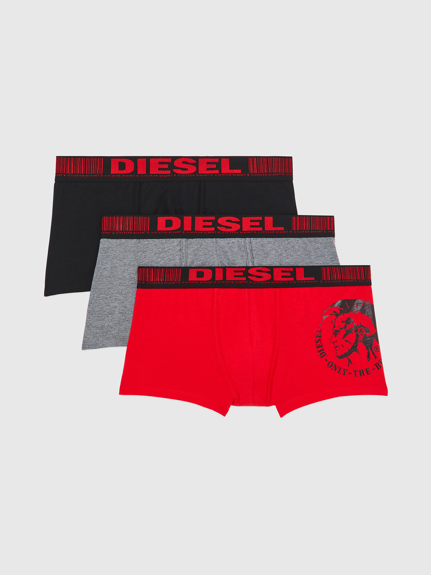 Diesel - UMBX-DAMIENTHREEPACK, Black/Red - Image 1