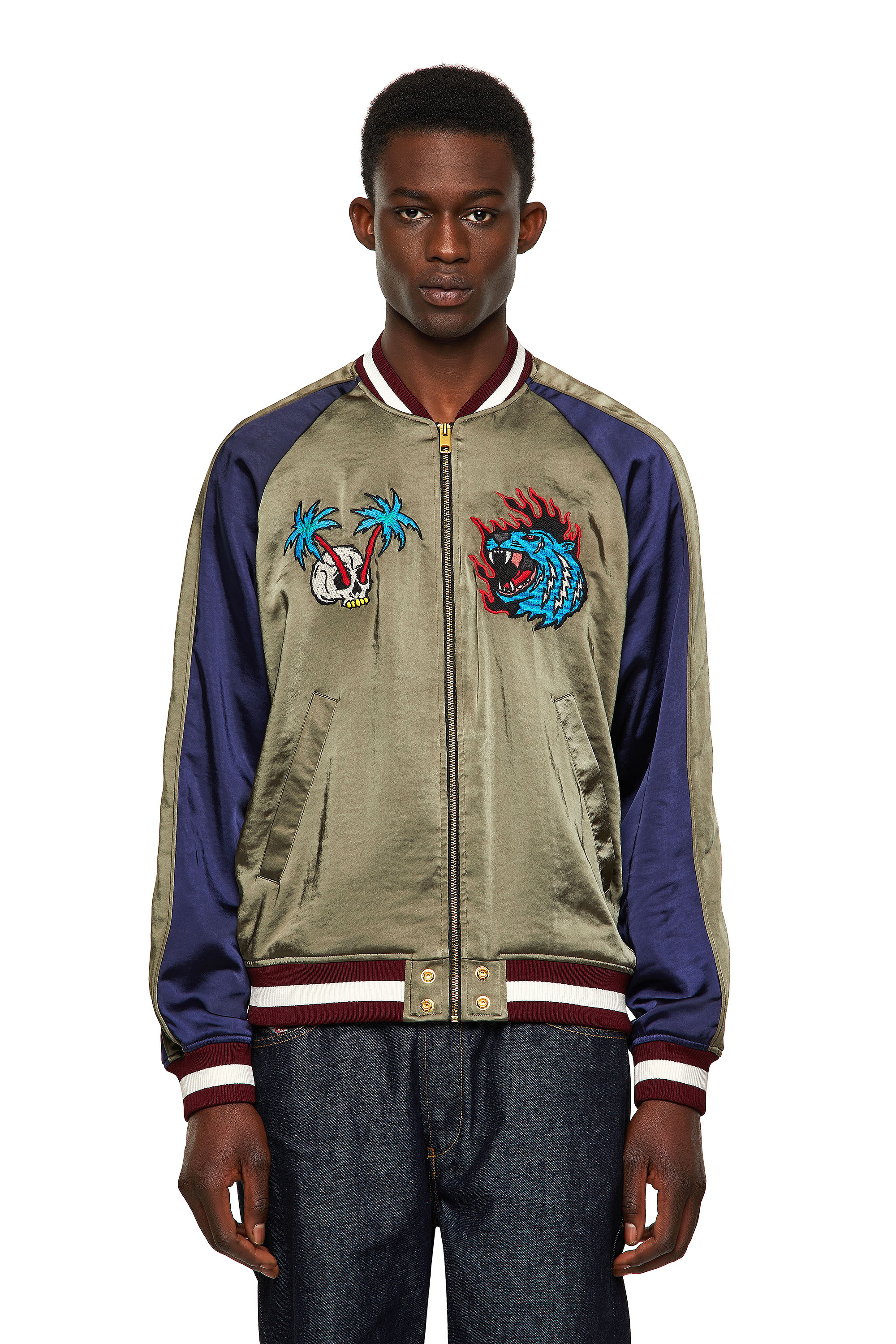 J-BUTLER-B, Blue/Green Diesel - J-BUTLER-B, Blue/Green - Jackets - Image 1