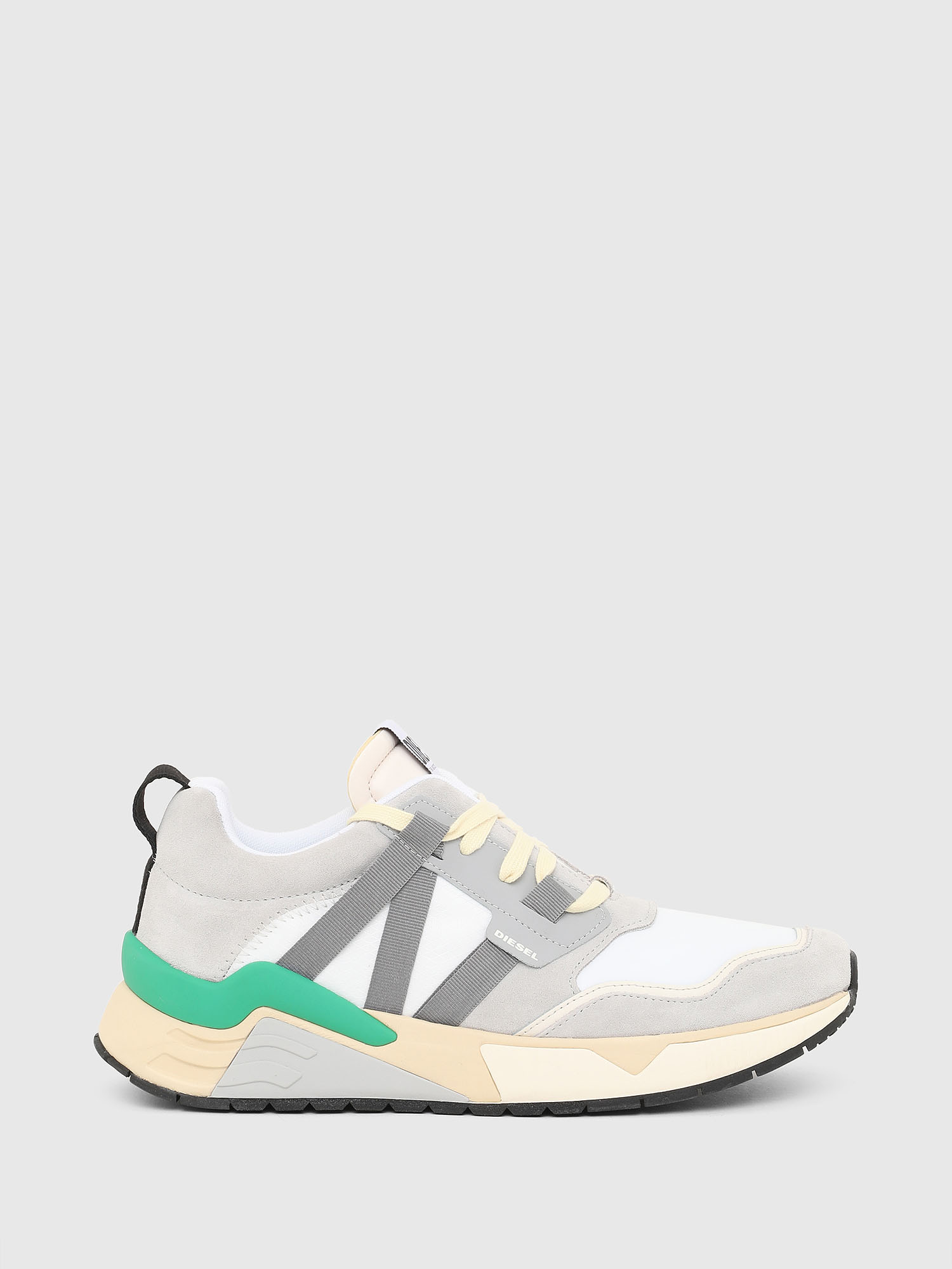 S-BRENTHA WL, White/Grey Diesel - S-BRENTHA WL, White/Grey - Sneakers - Image 1