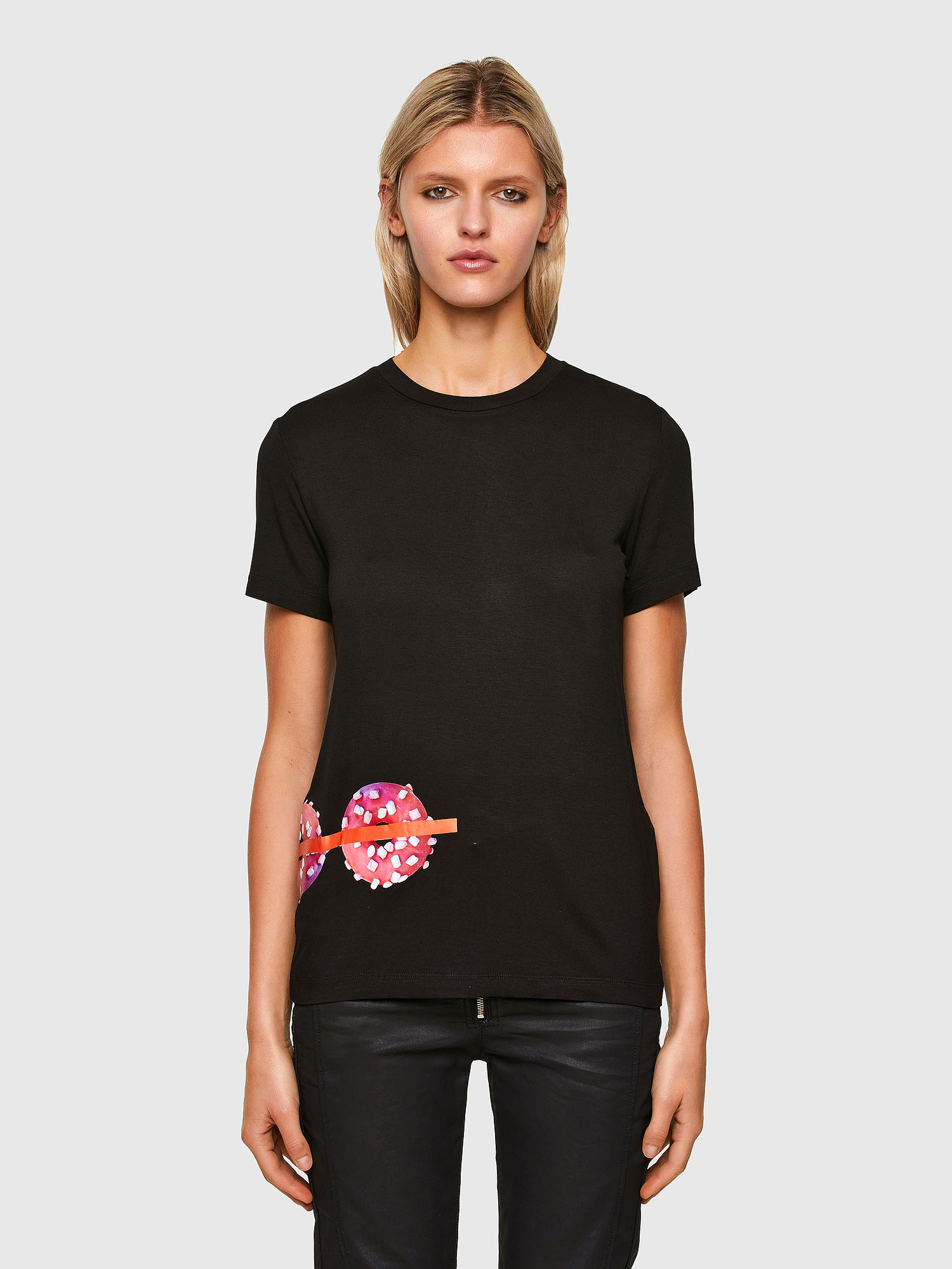 T-SILY-R7, Black Diesel - T-SILY-R7, Black - T-Shirts - Image 1