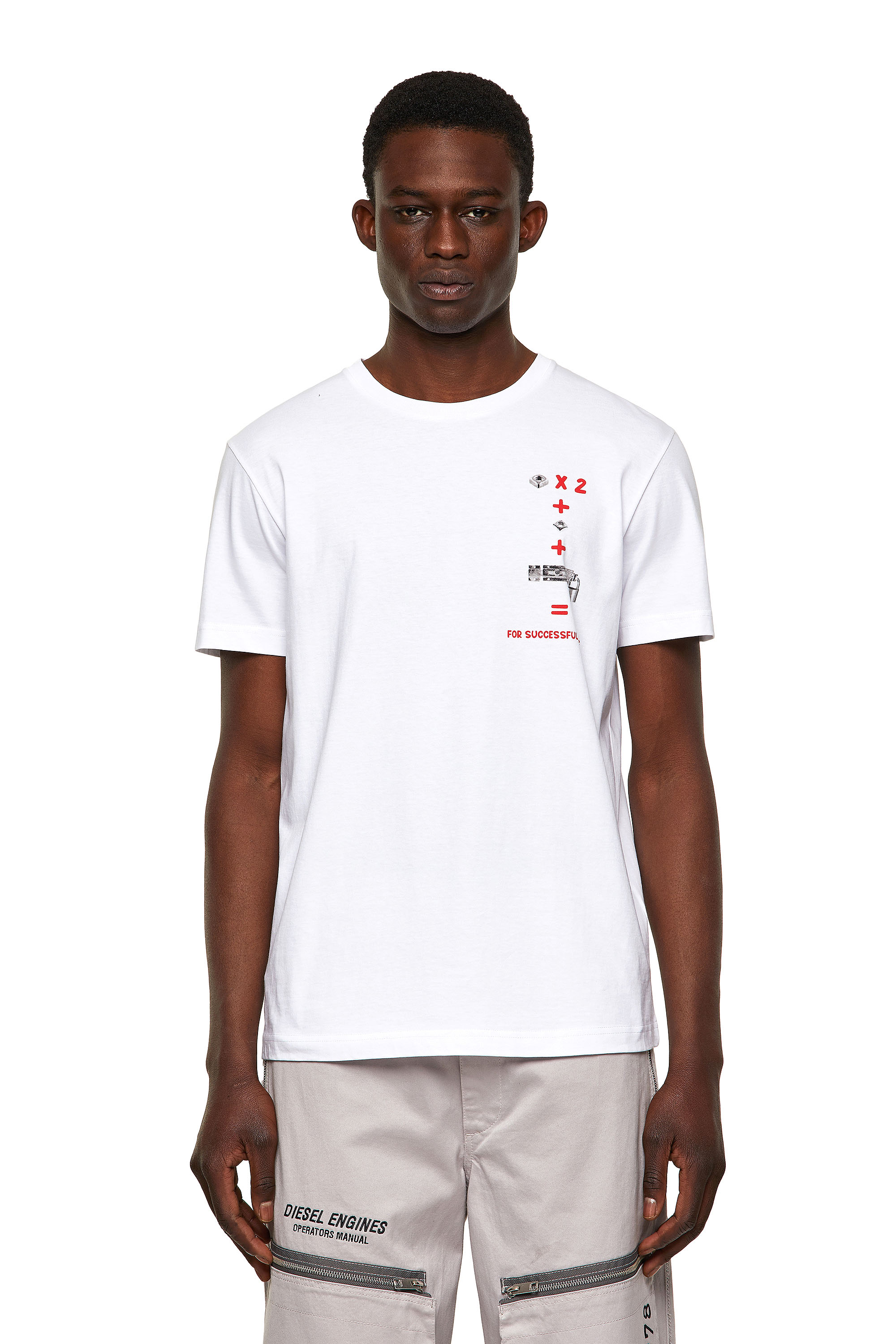T-DIEGOS-B4, White Diesel - T-DIEGOS-B4, White - T-Shirts - Image 1