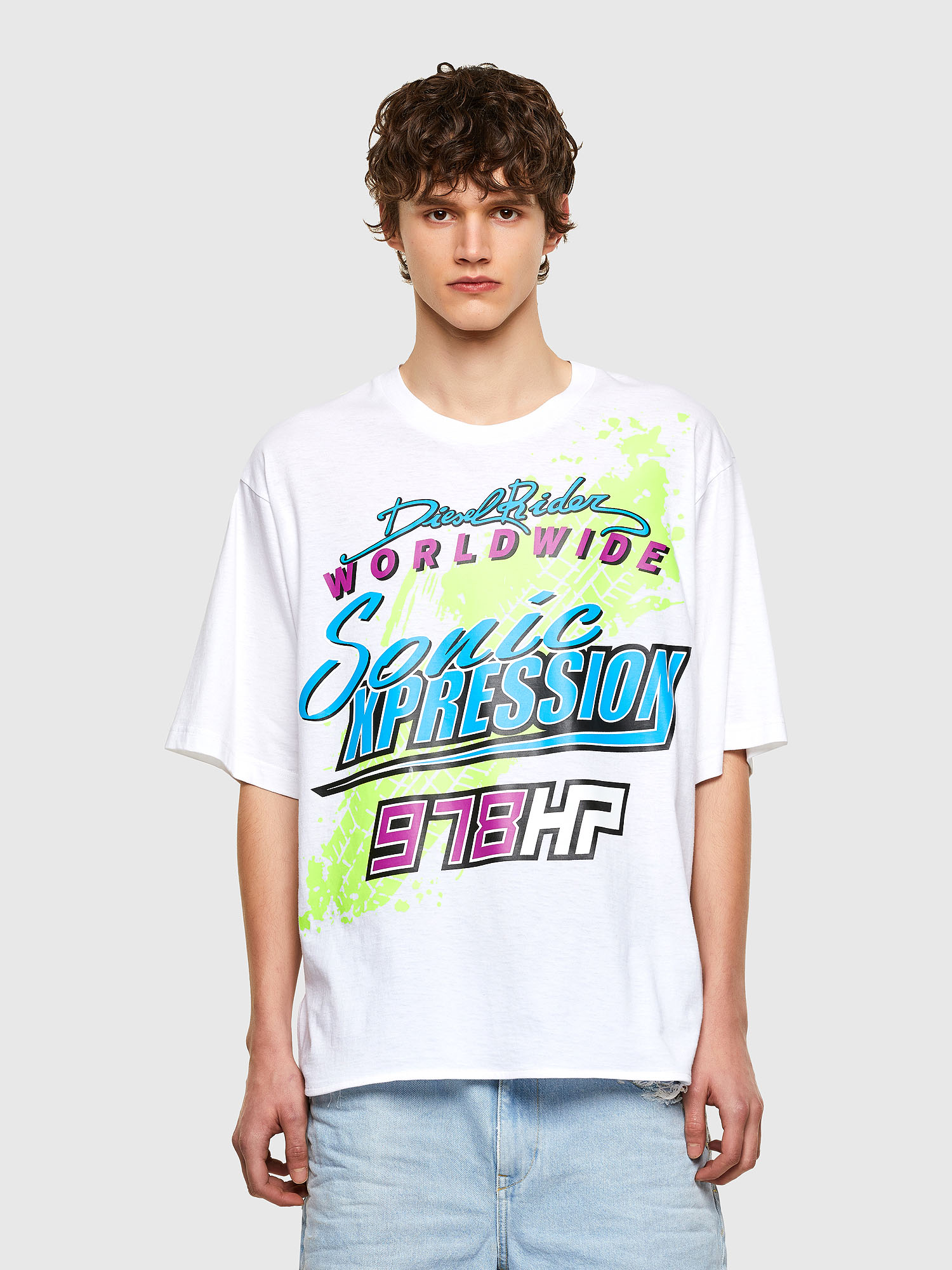 T-DELPHONE, White Diesel - T-DELPHONE, White - T-Shirts - Image 1
