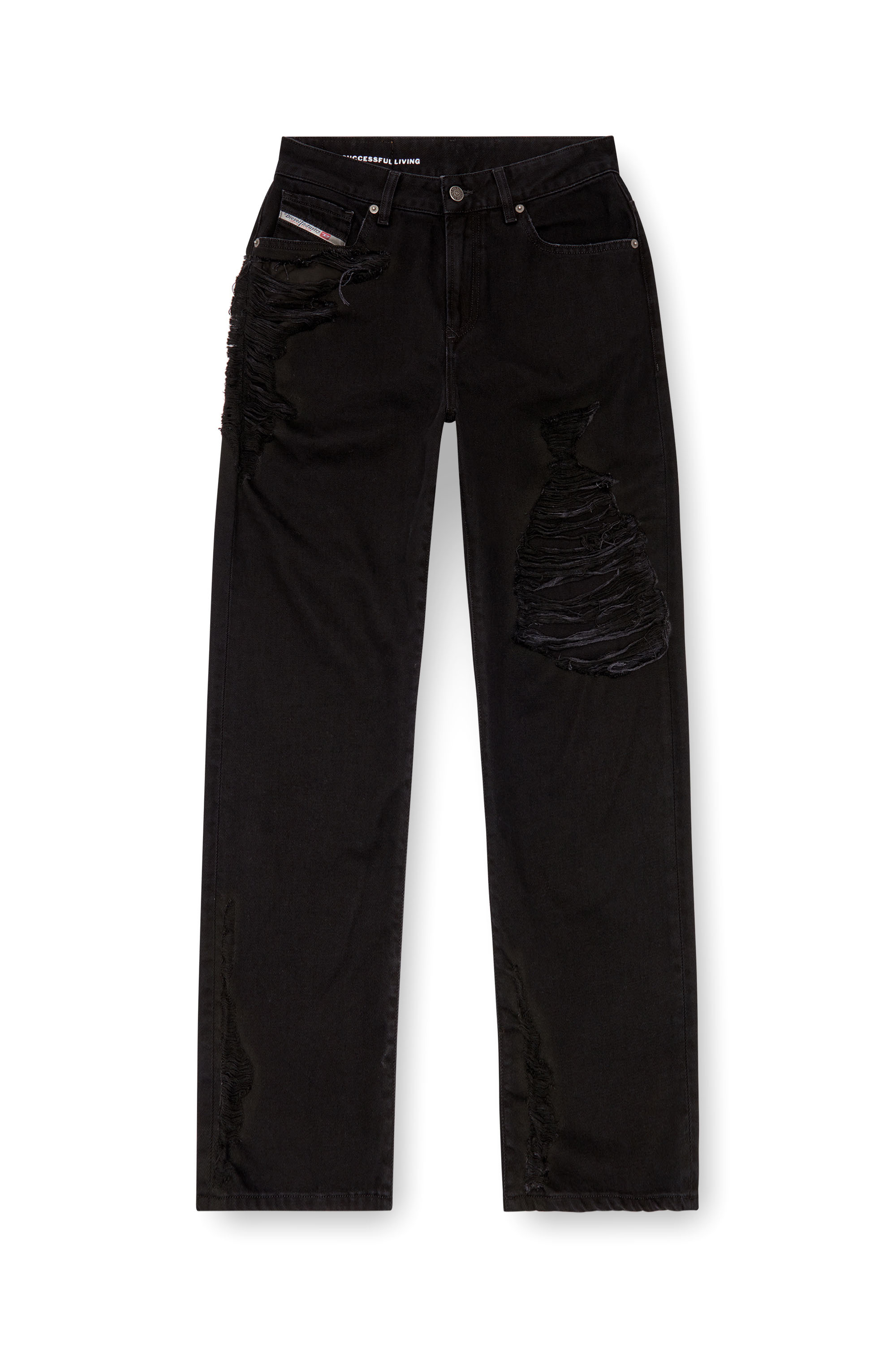 Diesel - Woman's Regular Jeans 1999 D-Reggy 09K35, Black/Dark grey - 4