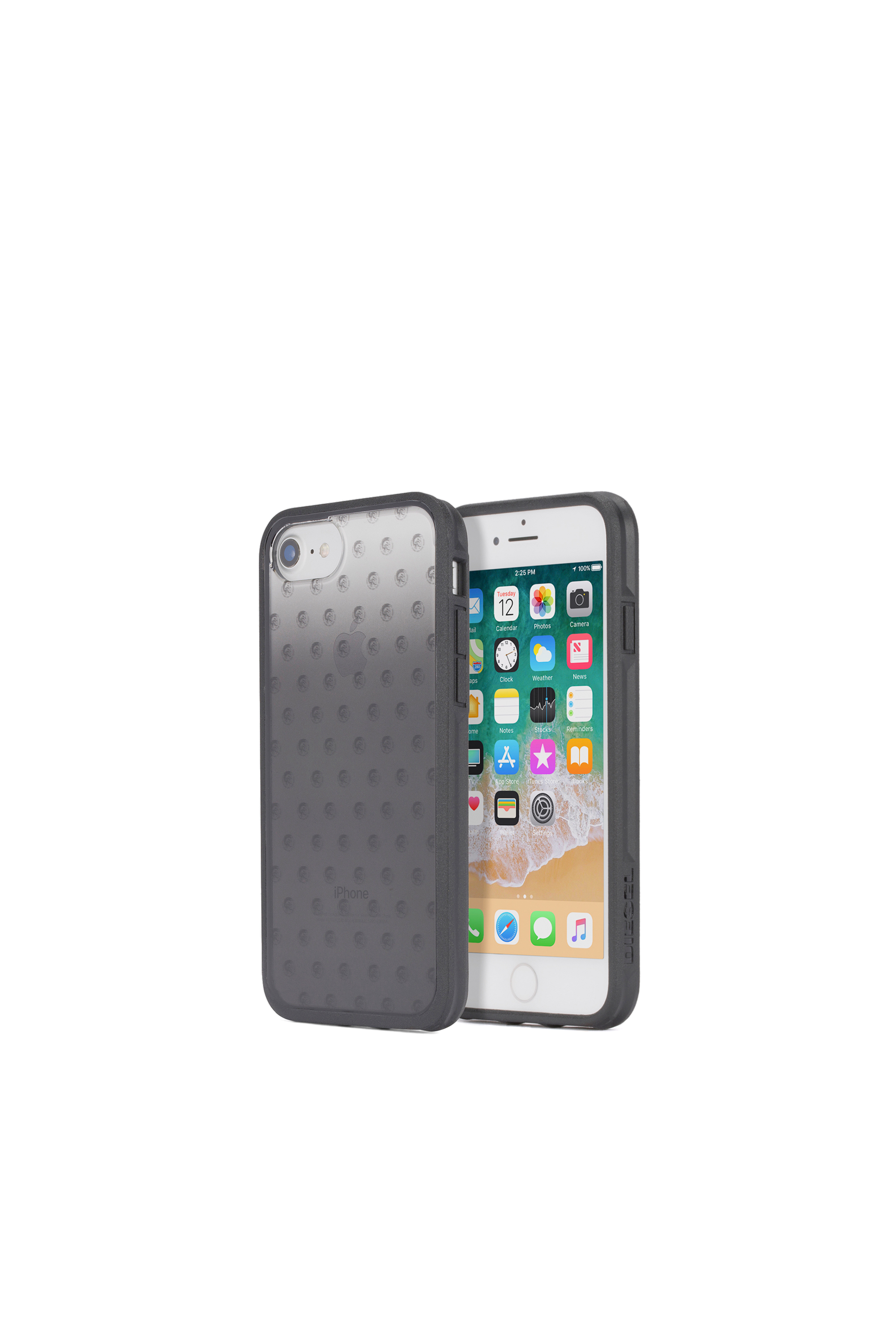 MOHICAN HEAD DOTS BLACK IPHONE 8/7/6s/6 CASE, Diesel - MOHICAN HEAD DOTS BLACK IPHONE 8/7/6s/6 CASE, - Cases - Image 1