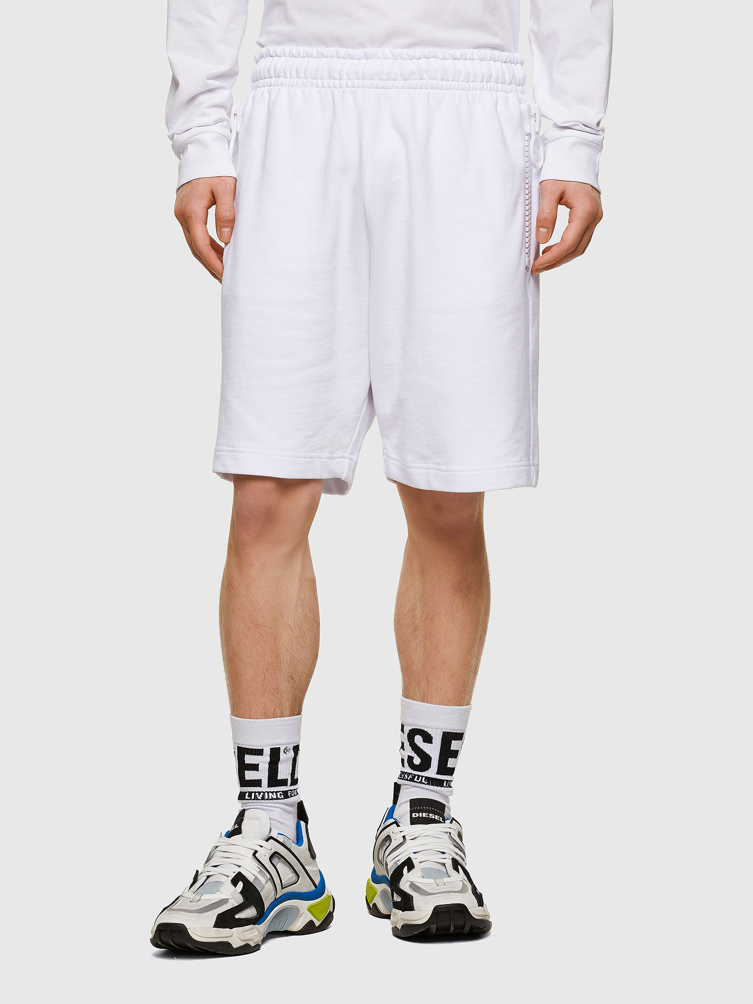 P-HORTY, White Diesel - P-HORTY, White - Shorts - Image 1