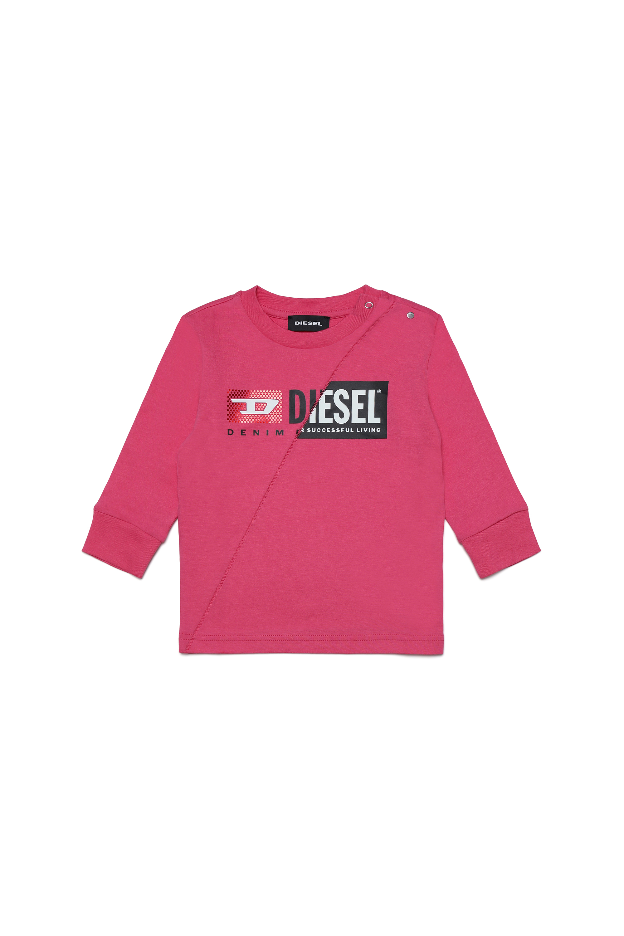TDIEGOCUTYB-FL ML, Pink Diesel - TDIEGOCUTYB-FL ML, Pink - T-shirts and Tops - Image 1