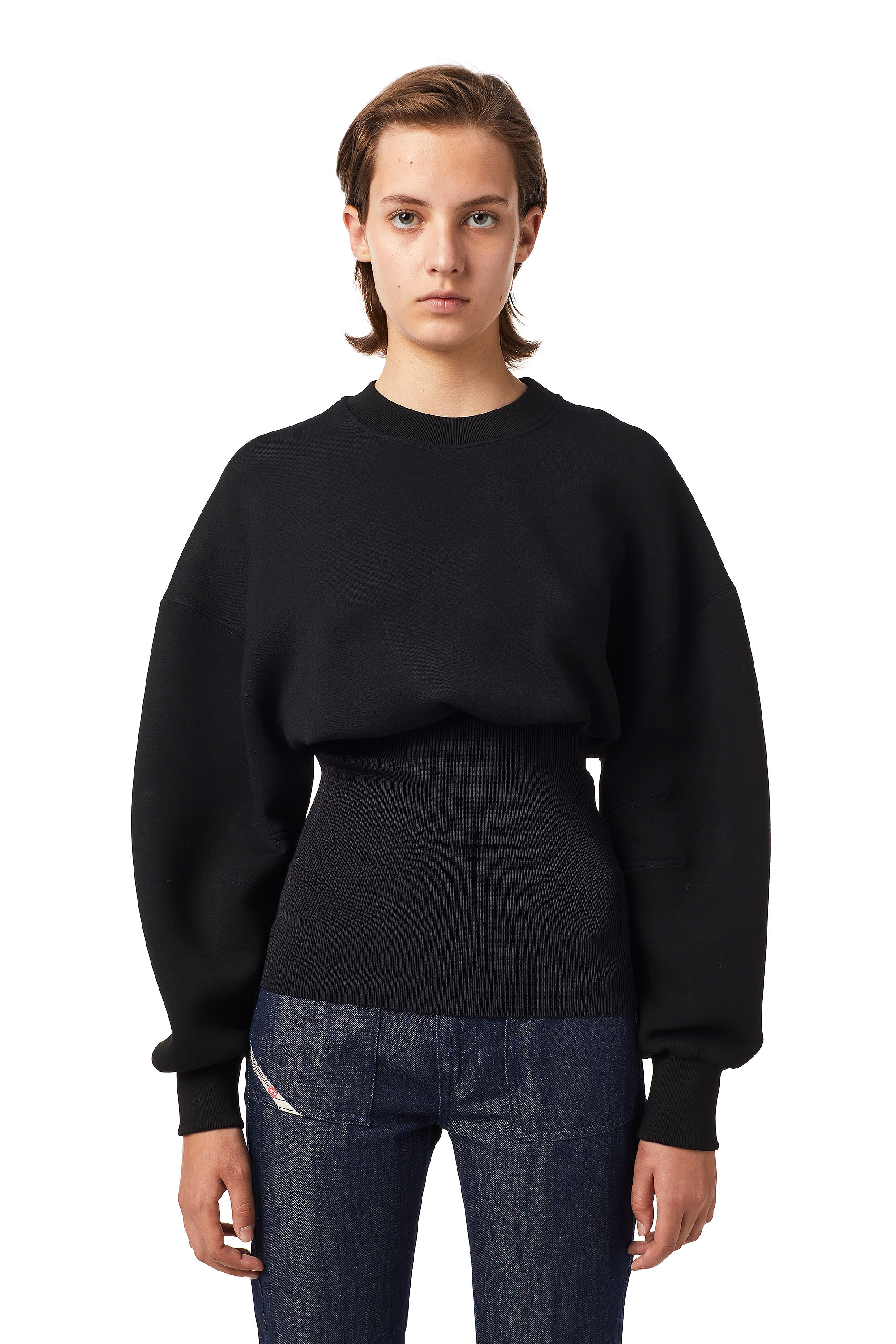F-BELTANA, Black Diesel - F-BELTANA, Black - Sweaters - Image 1