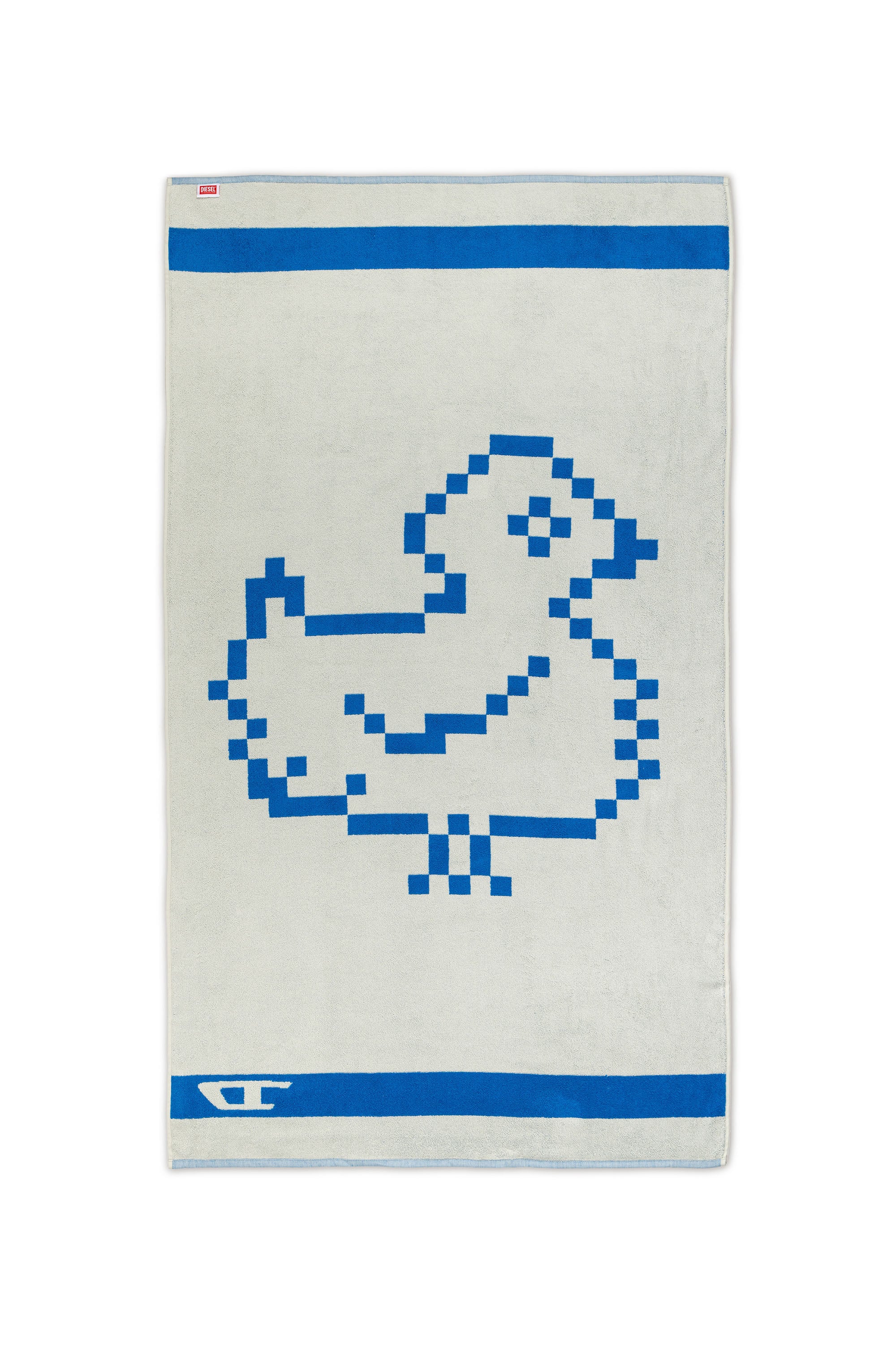 Diesel - 1018134  PIXEL TOYS 1 GREY/BLUE TOWEL, Unisex's Terry towel 100x180 cm in Blue - 2