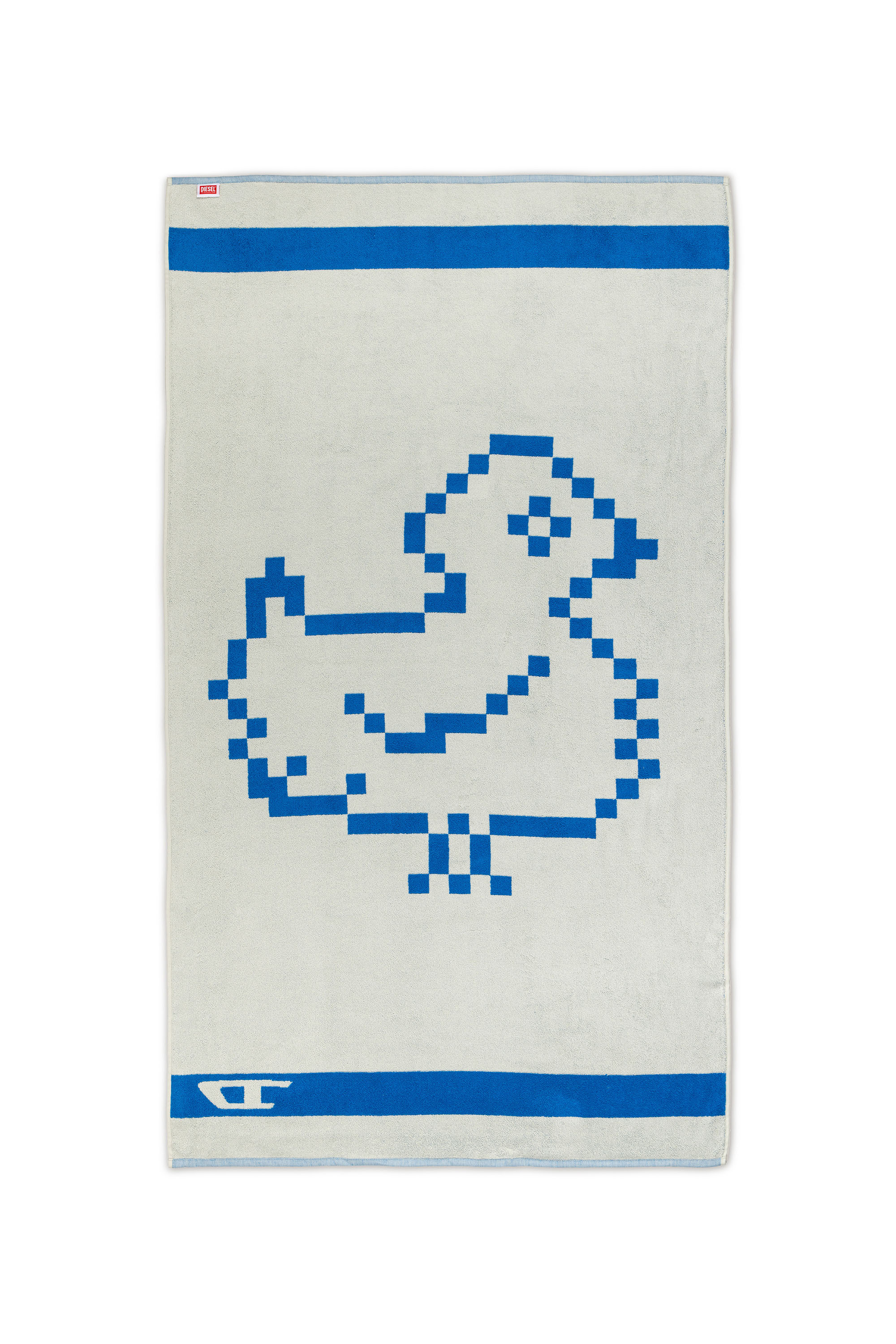 Diesel - 1018134  PIXEL TOYS 1 GREY/BLUE TOWEL, Unisex's Terry towel 100x180 cm in Blue - 2