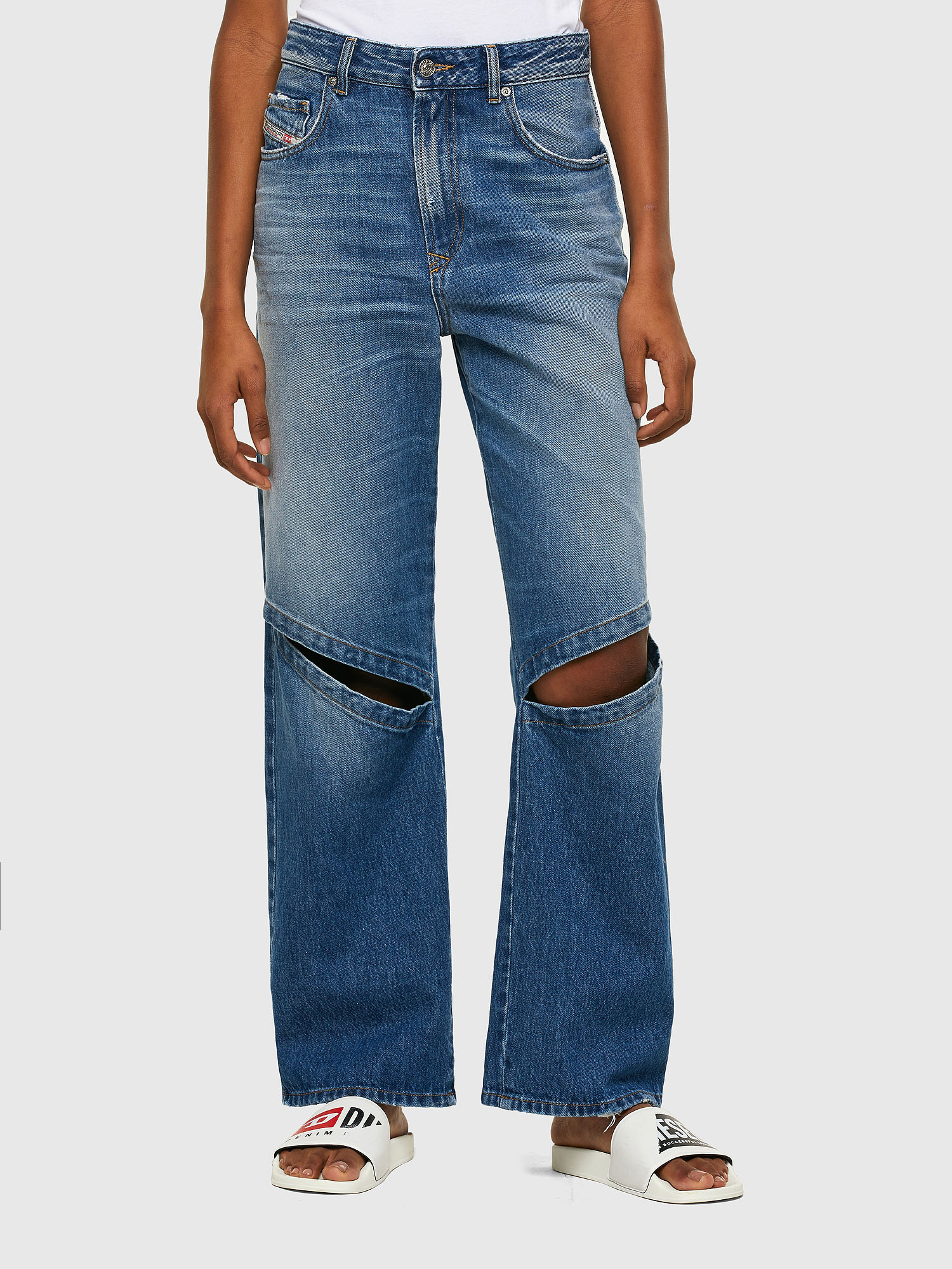 D-Reggy 009RK, Medium blue Diesel - D-Reggy 009RK, Medium blue - Jeans - Image 1