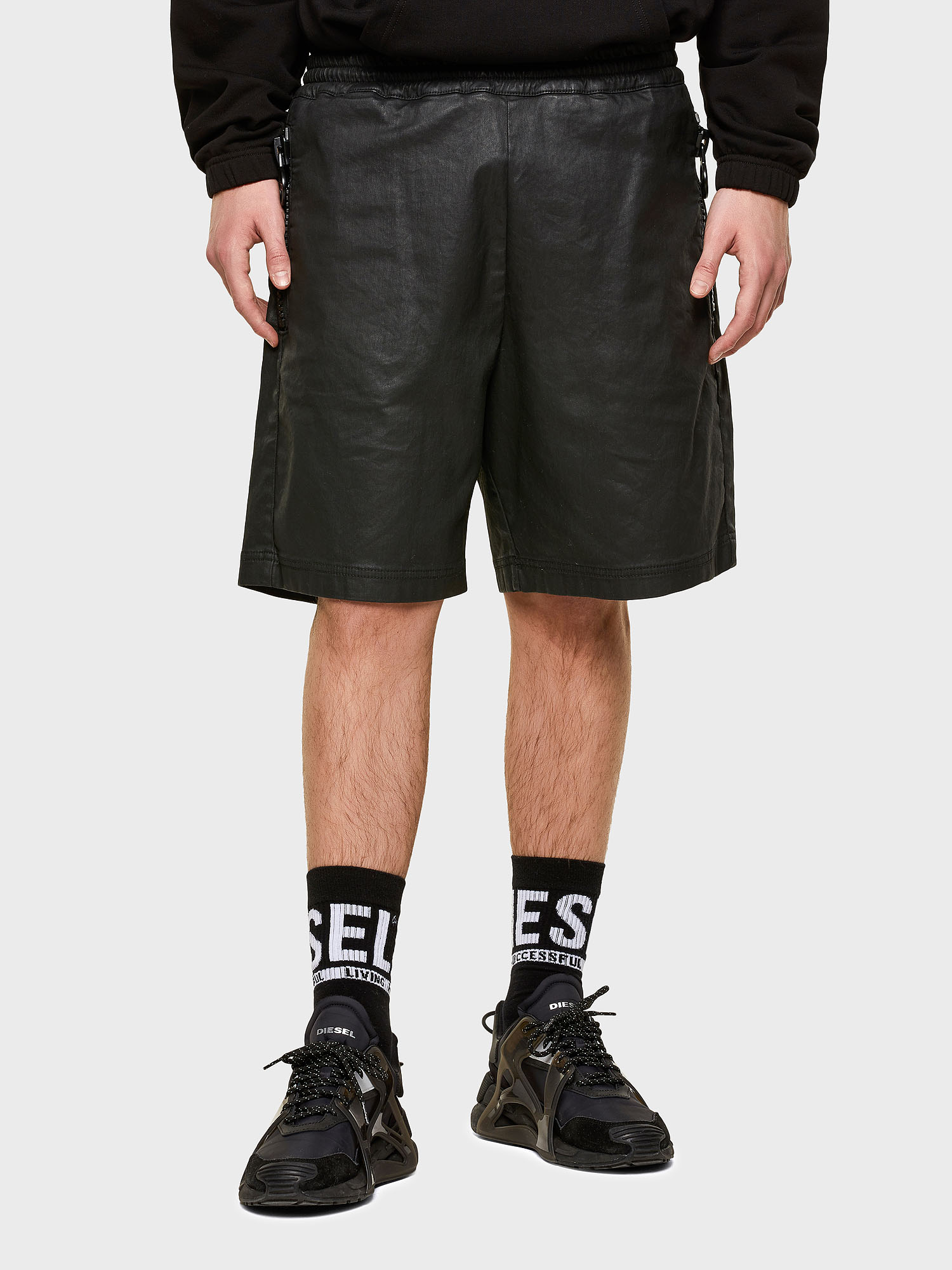 D-HORTY-SP JOGGJEANS, Black Diesel - D-HORTY-SP JOGGJEANS, Black - Shorts - Image 1