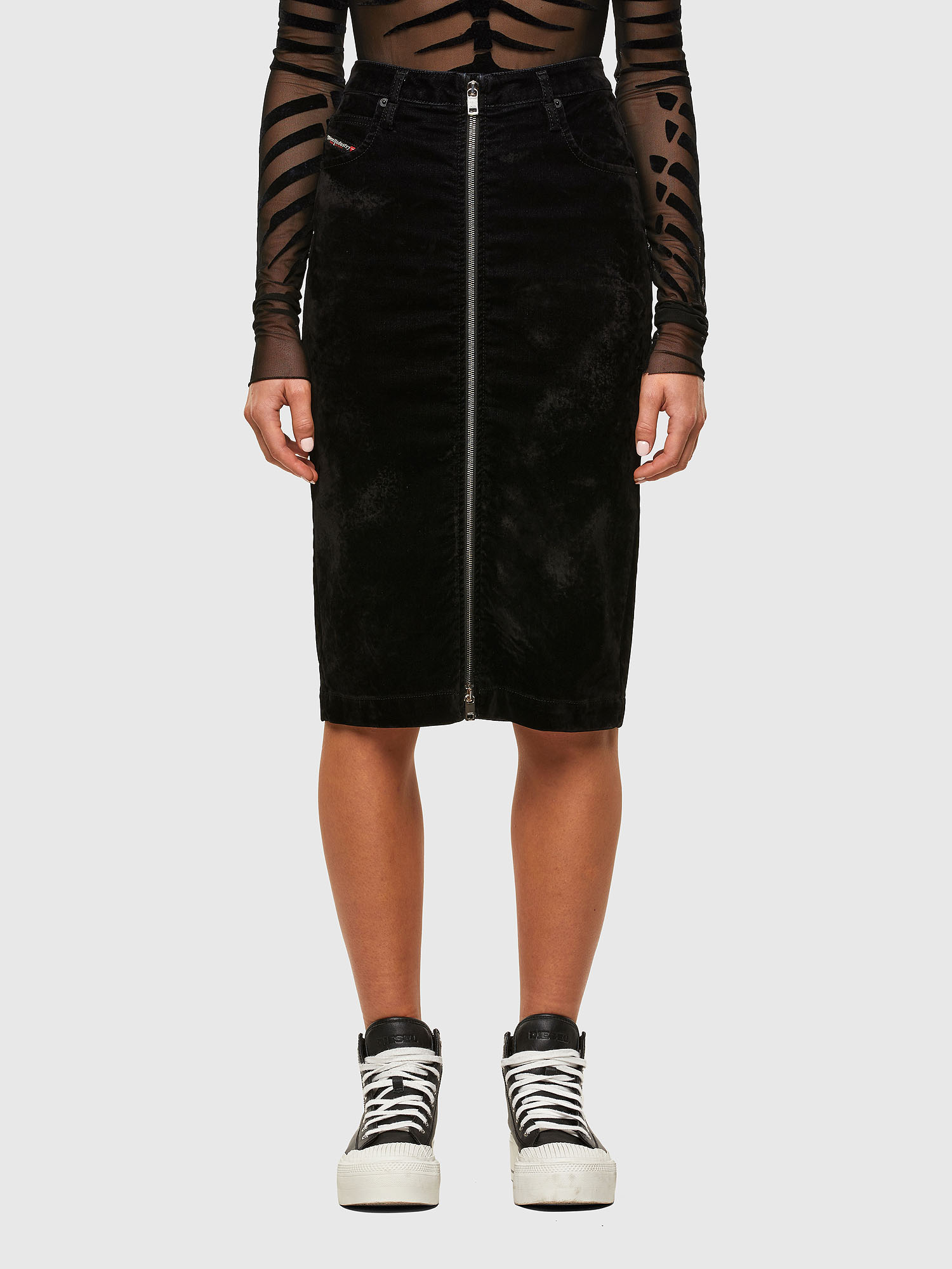 D-ELBEE-SP JOGGJEANS, Black Diesel - D-ELBEE-SP JOGGJEANS, Black - Skirts - Image 1