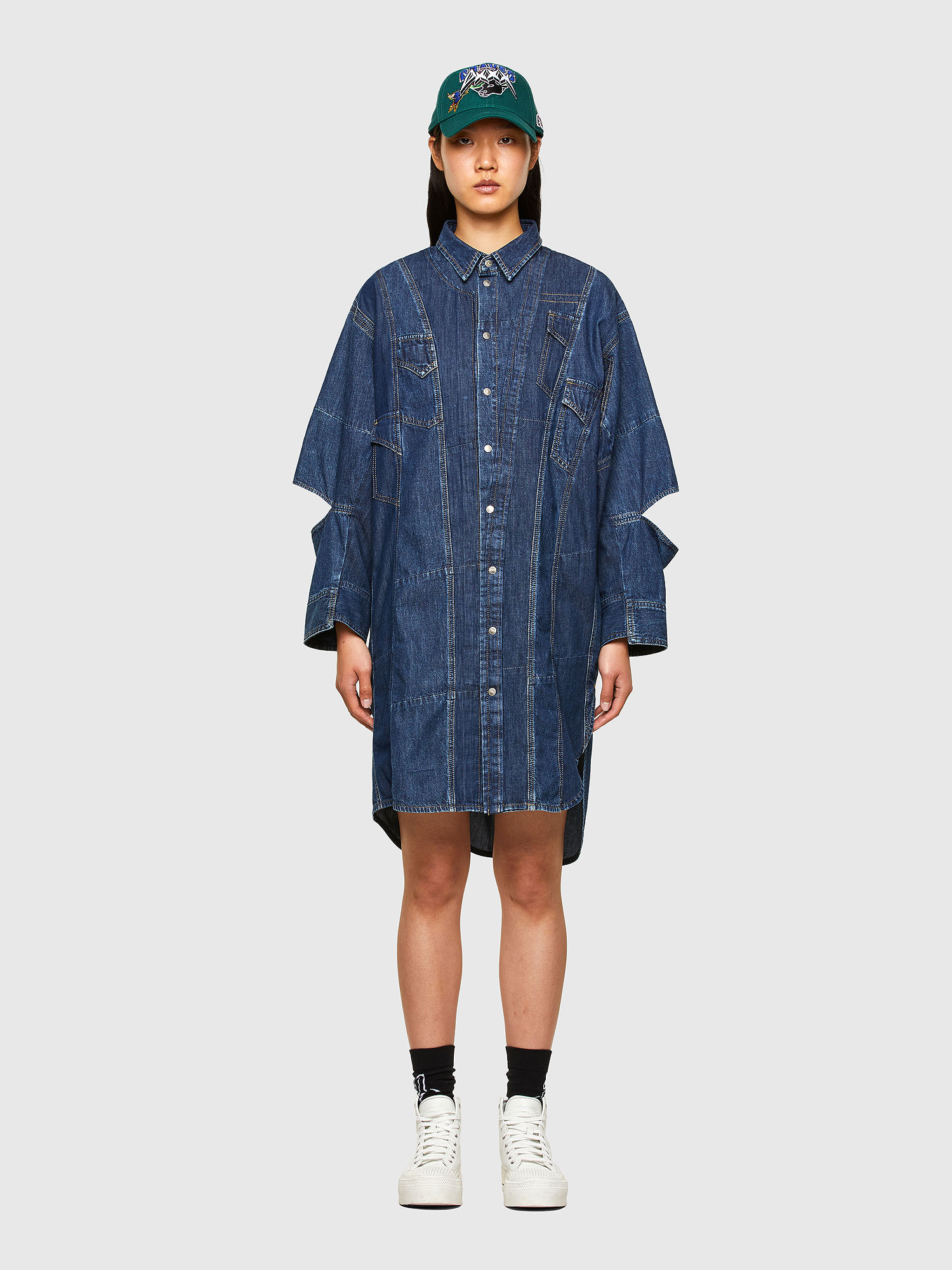 CL-DE-BLIV, Dark Blue Diesel - CL-DE-BLIV, Dark Blue - Dresses - Image 1