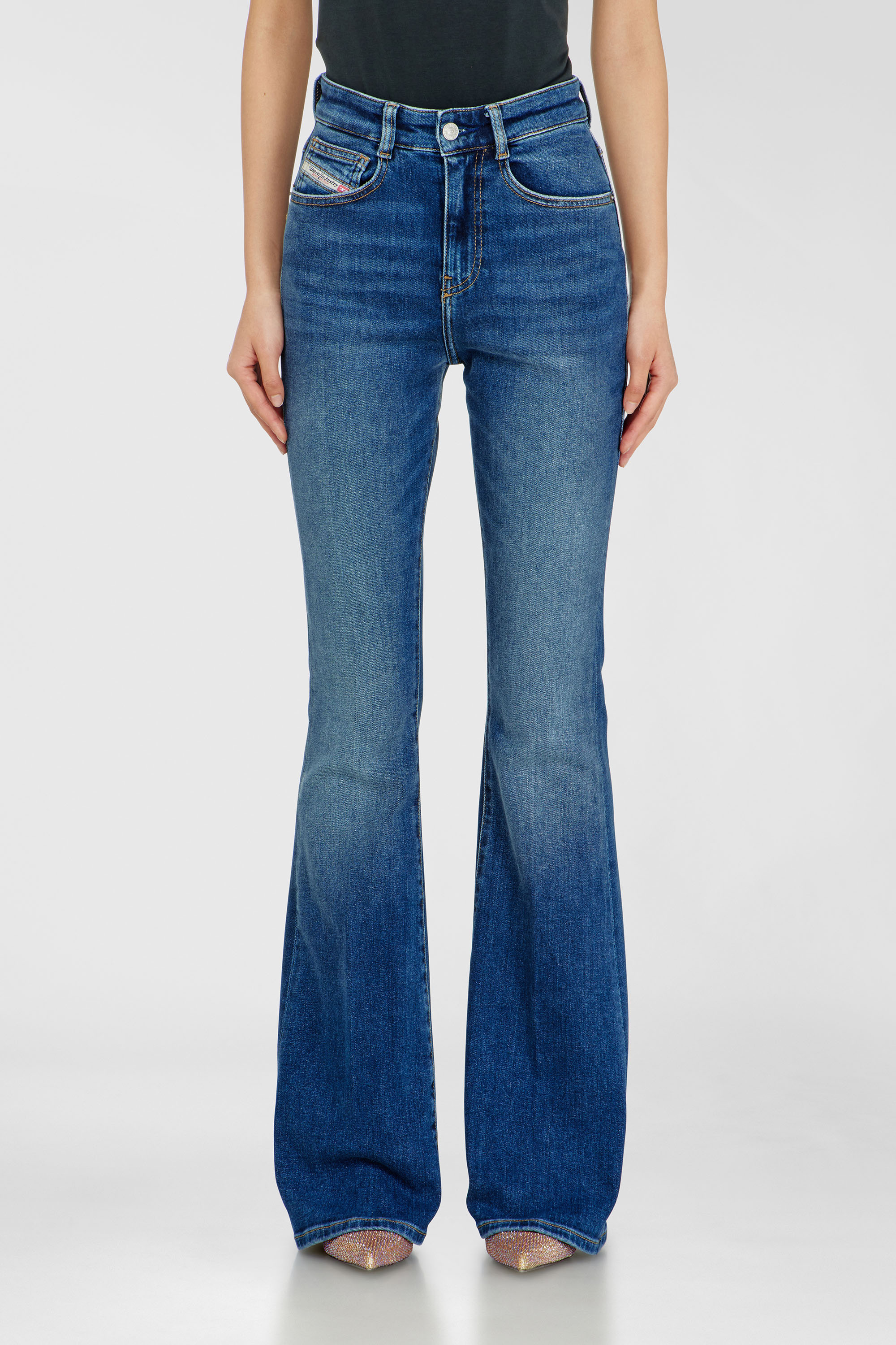 Diesel - Woman's Bootcut Jeans 1973 D-Partt 0ILDX, Medium blue - 4