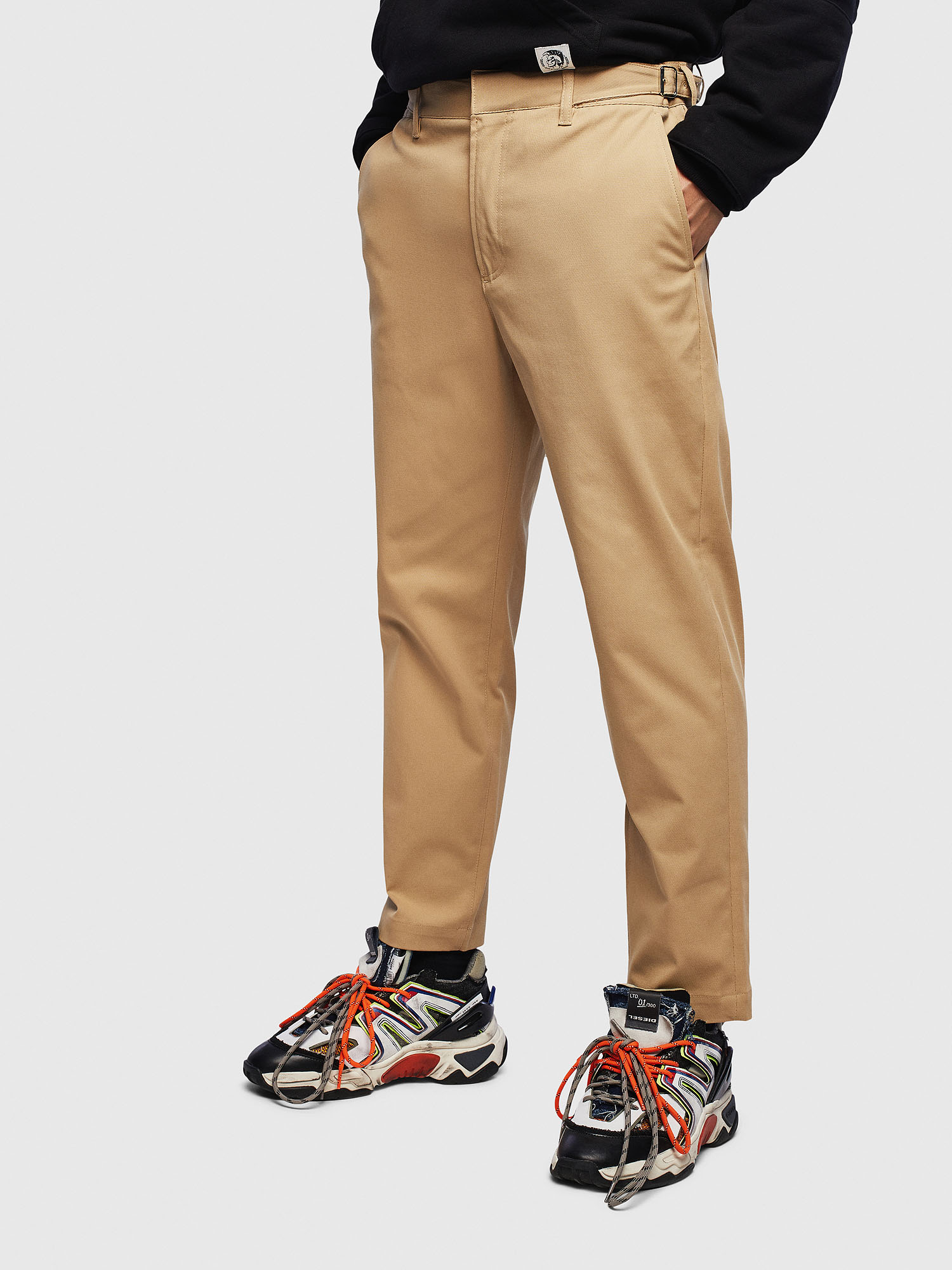 P-CHARLIE, Light Brown Diesel - P-CHARLIE, Light Brown - Pants - Image 1