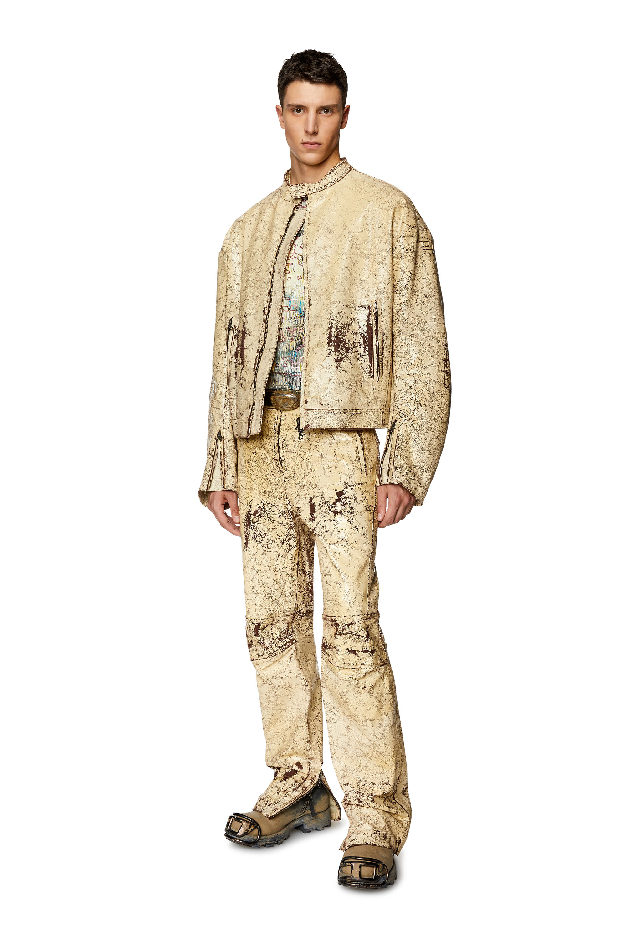 Diesel - L-ALAN, Beige - Image 4