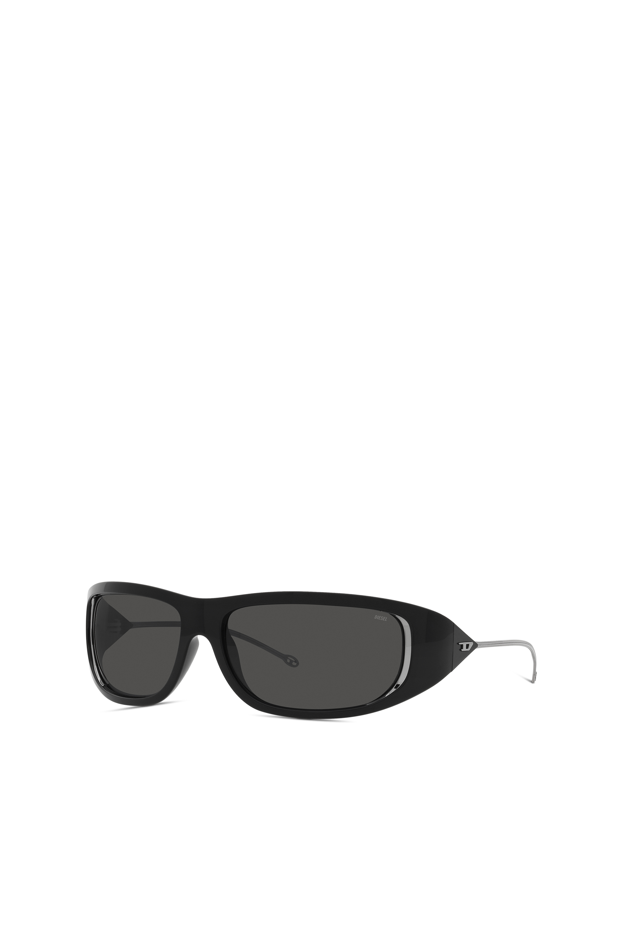 Diesel - 0DL3001 SIZE 61, Unisex's Wraparound style sunglasses in Black - 4