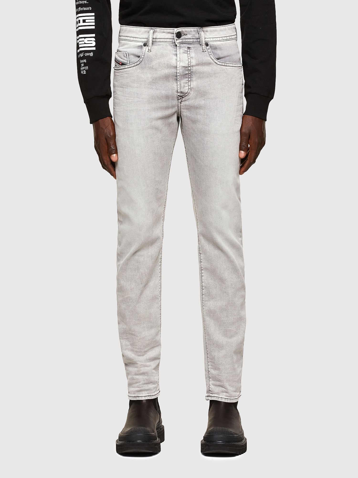 Buster 069RP, Light Grey Diesel - Buster 069RP, Light Grey - Jeans - Image 1
