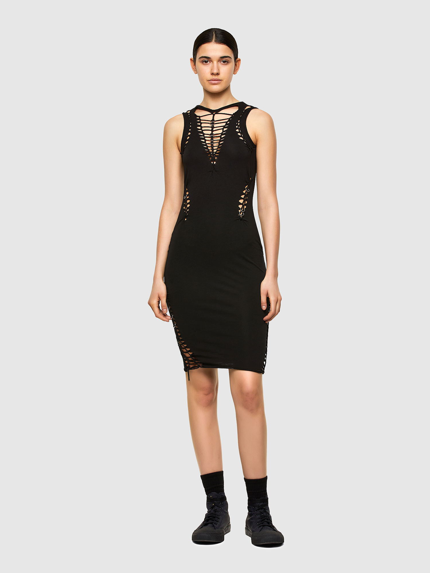 D-BRAIDEN, Black Diesel - D-BRAIDEN, Black - Dresses - Image 1