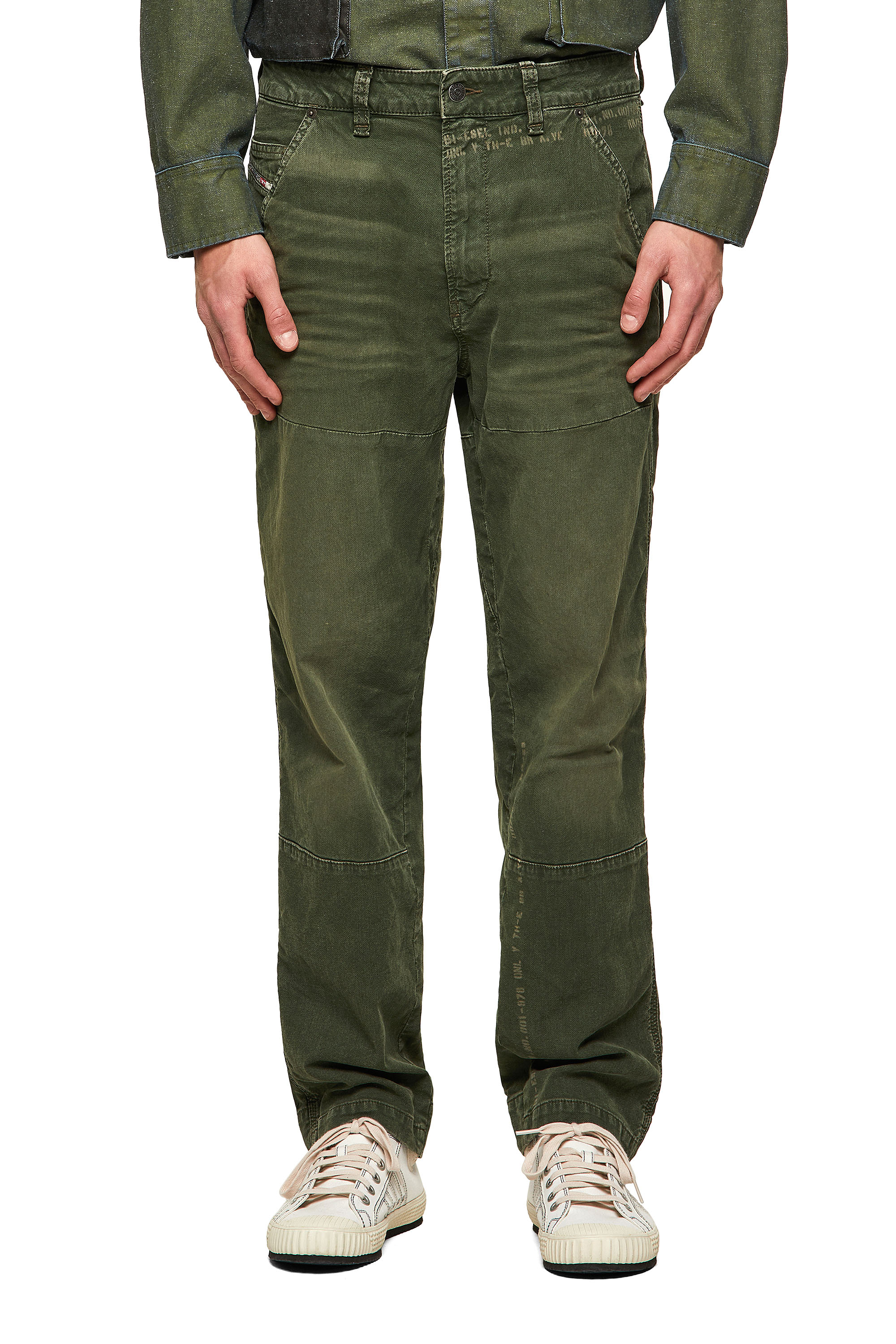 D-Azerr JoggJeans® 069WH, Military Green Diesel - D-Azerr JoggJeans® 069WH, Military Green - Jeans - Image 1