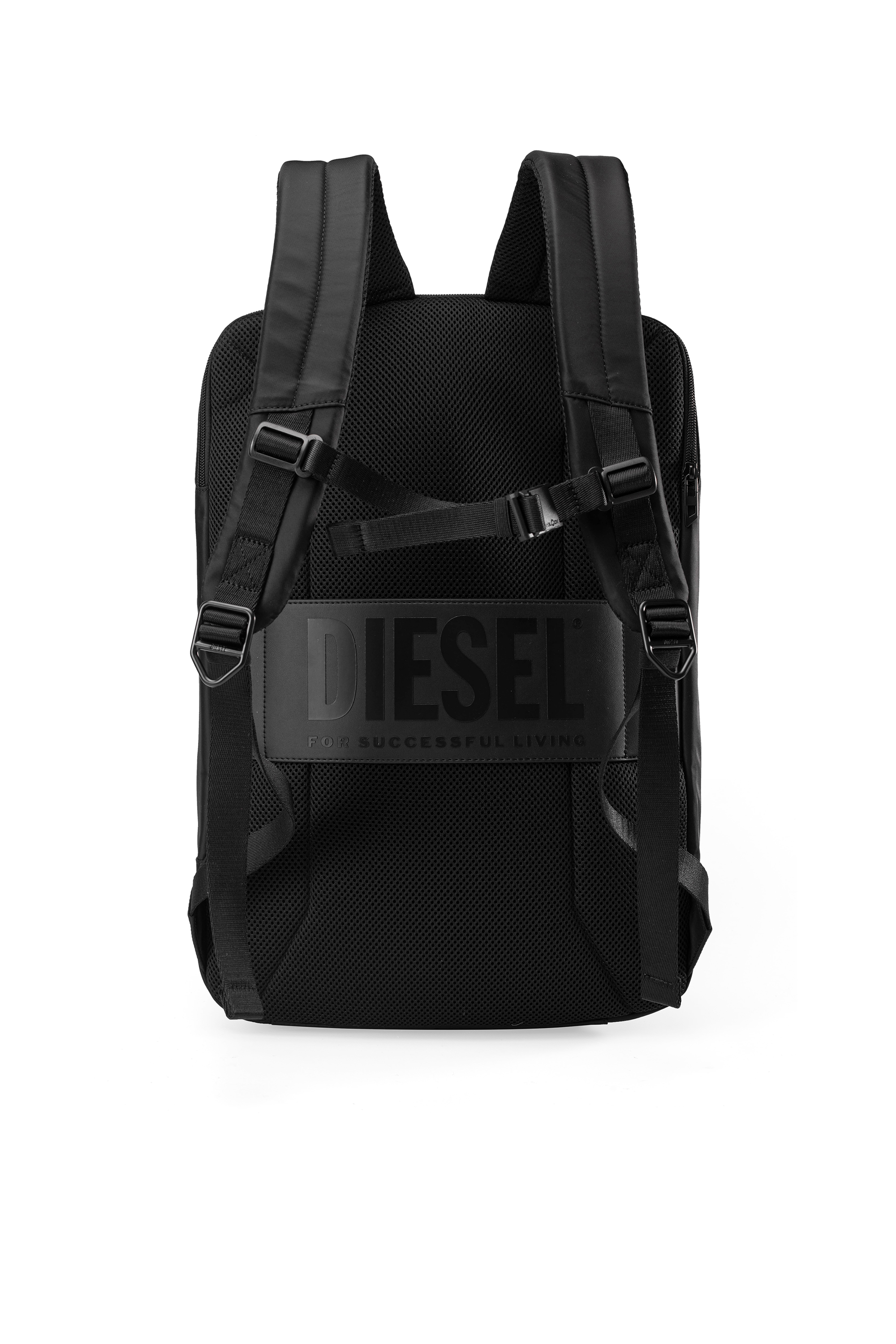 Diesel - DIESEL PC STRONG IMAGE BACKPACK- DSB005, Unisex's Rugged travel backpack in Black - 3