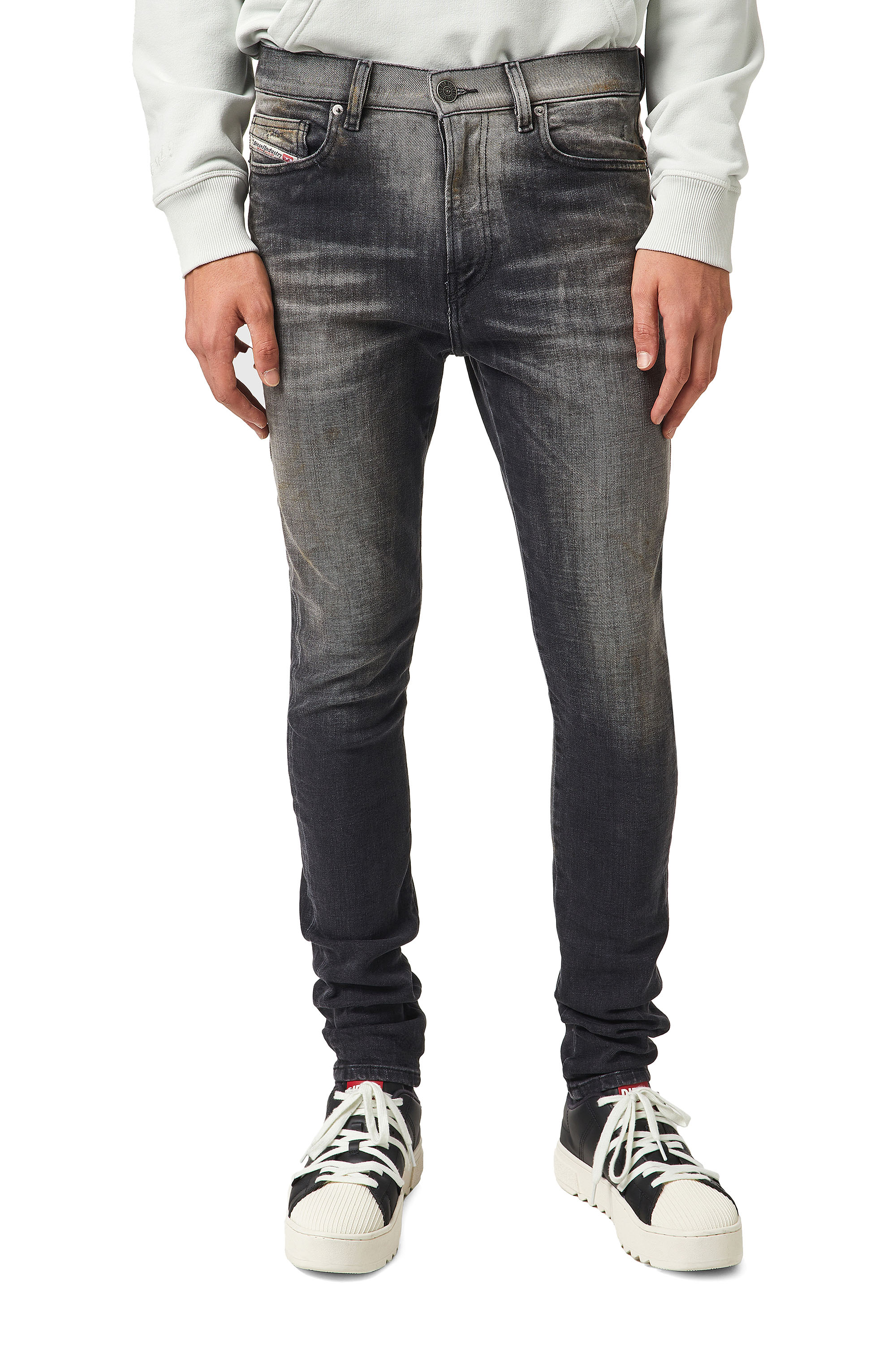 D-Amny 09A88, Black/Dark grey Diesel - D-Amny 09A88, Black/Dark grey - Jeans - Image 1
