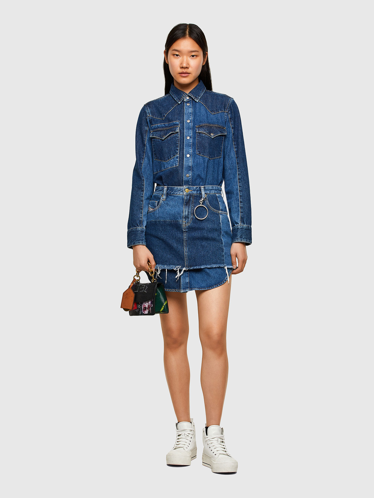 DE-DESY-Z1, Medium blue Diesel - DE-DESY-Z1, Medium blue - Dresses - Image 1