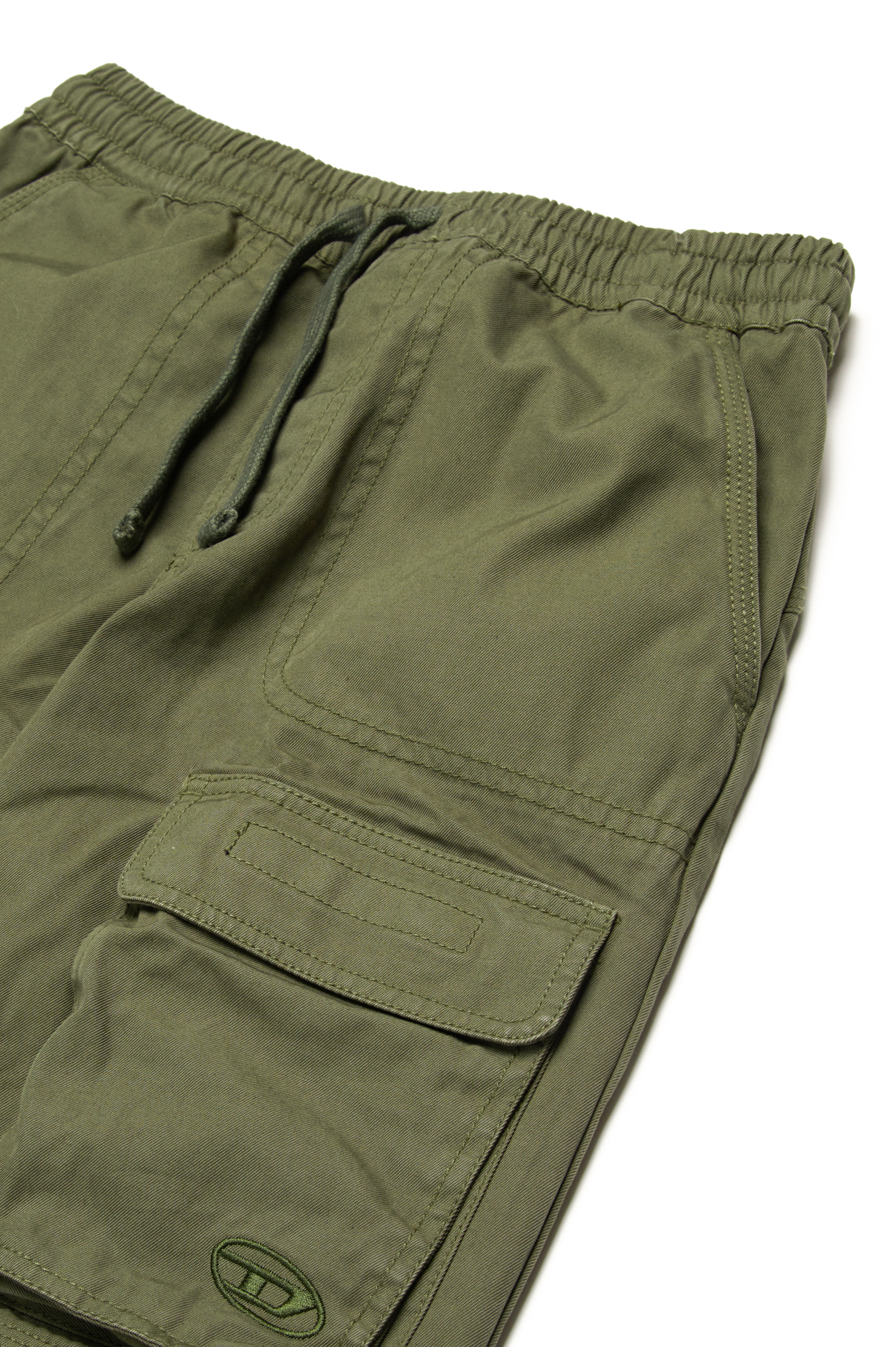 Diesel - PMIRT, Unisex's Cotton cargo pants in Military Green - 3