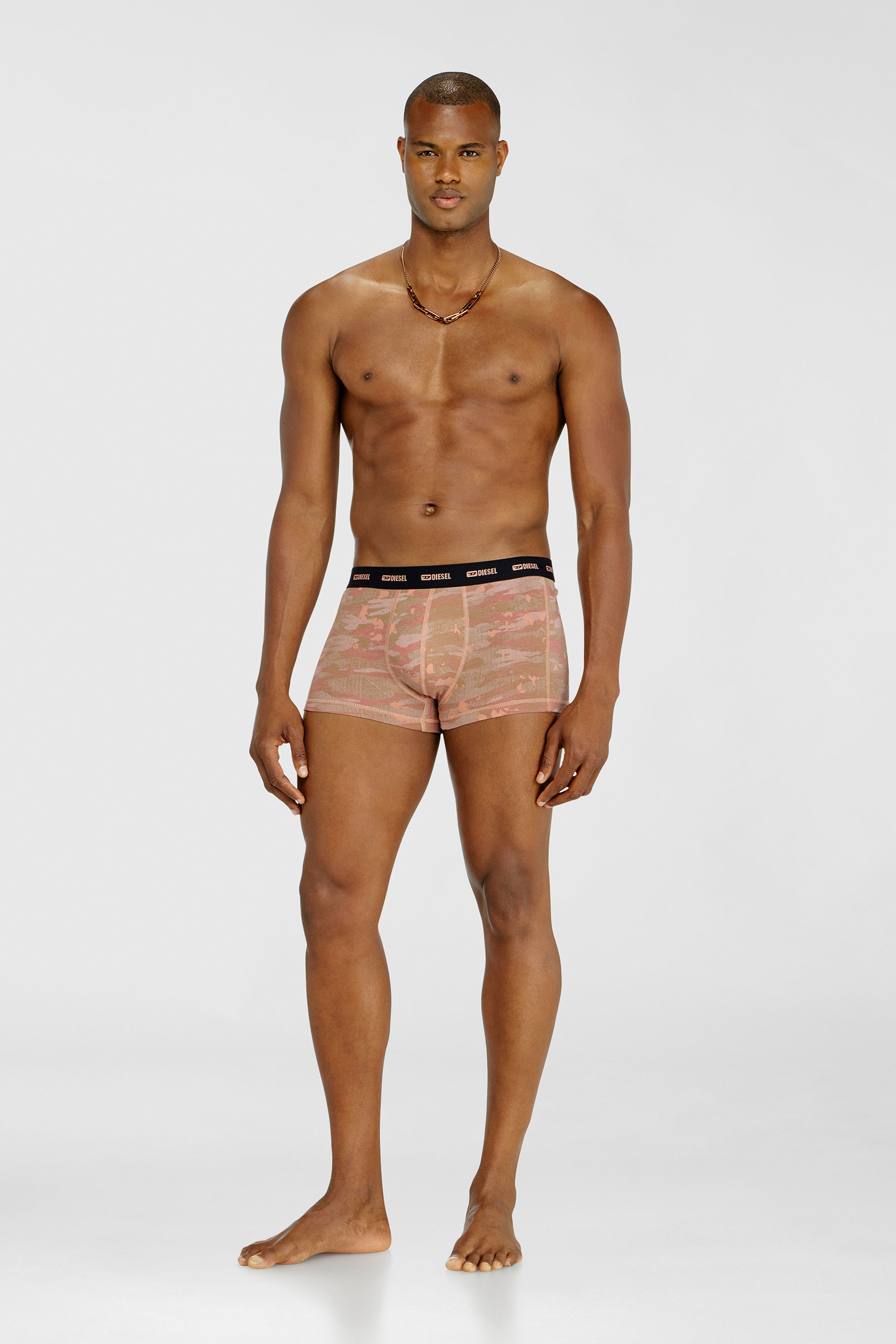 Diesel - DAMIEN-UTLT-3PACK, Man's Three-pack of boxer briefs plain and camo in Multicolor - 1