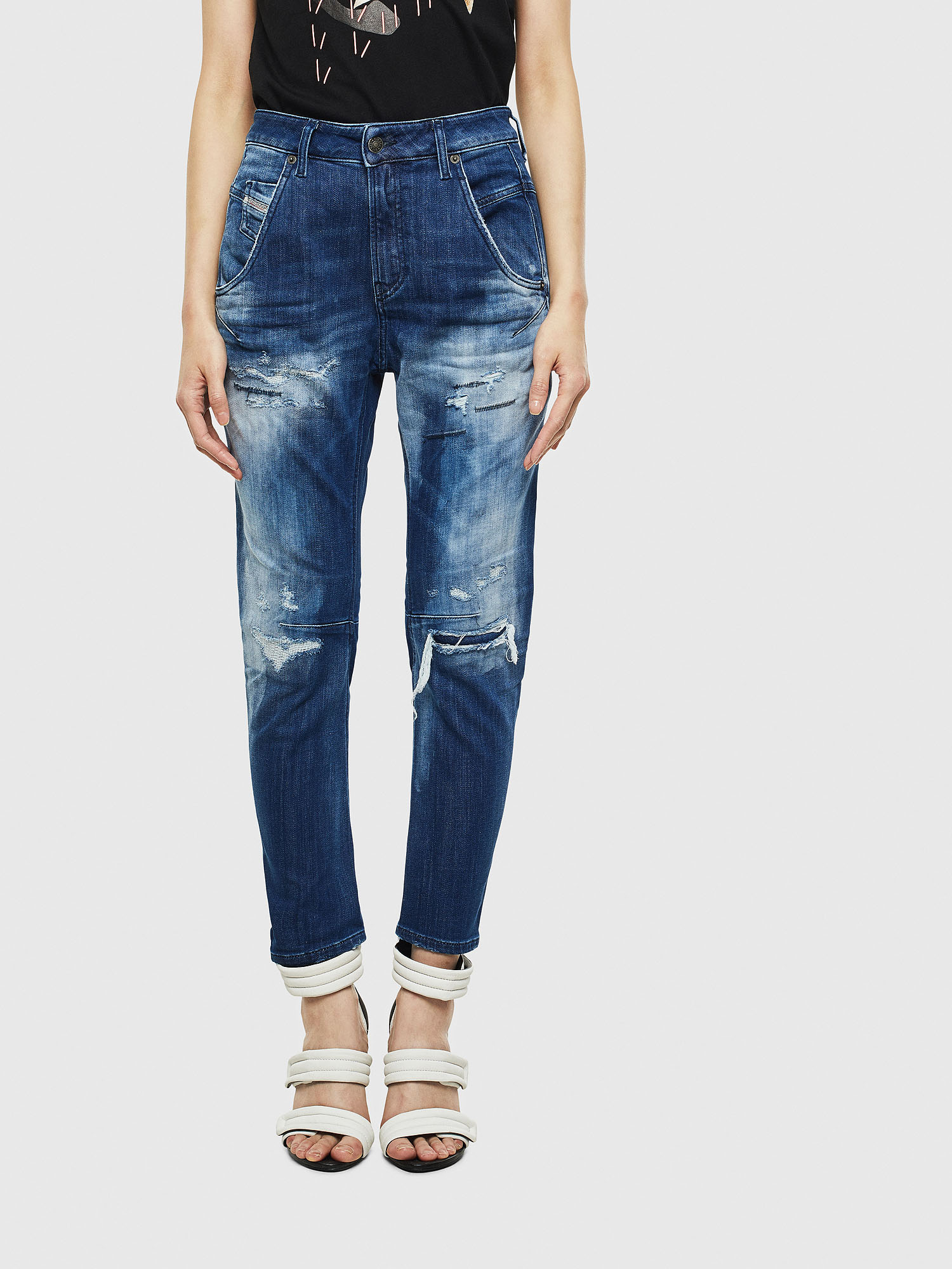 Fayza JoggJeans 0099S, Dark Blue Diesel - Fayza JoggJeans 0099S, Dark Blue - Jeans - Image 1