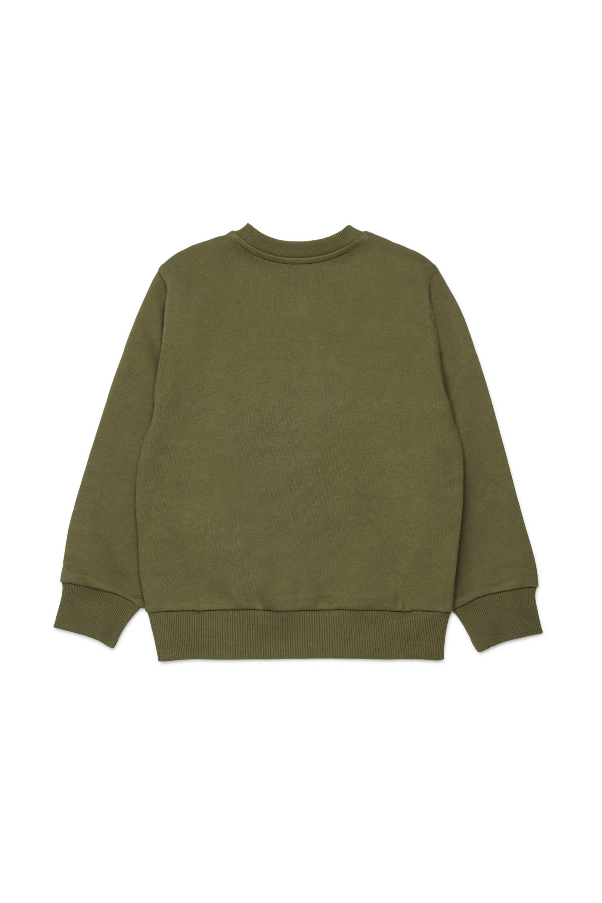Diesel - SCIRCLE OVER, Man's Sweatshirt with logo print in Green - 2