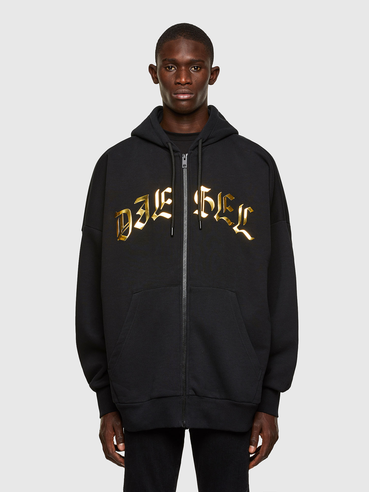 S-OXI-ZIP-A1, Black Diesel - S-OXI-ZIP-A1, Black - Sweaters - Image 1