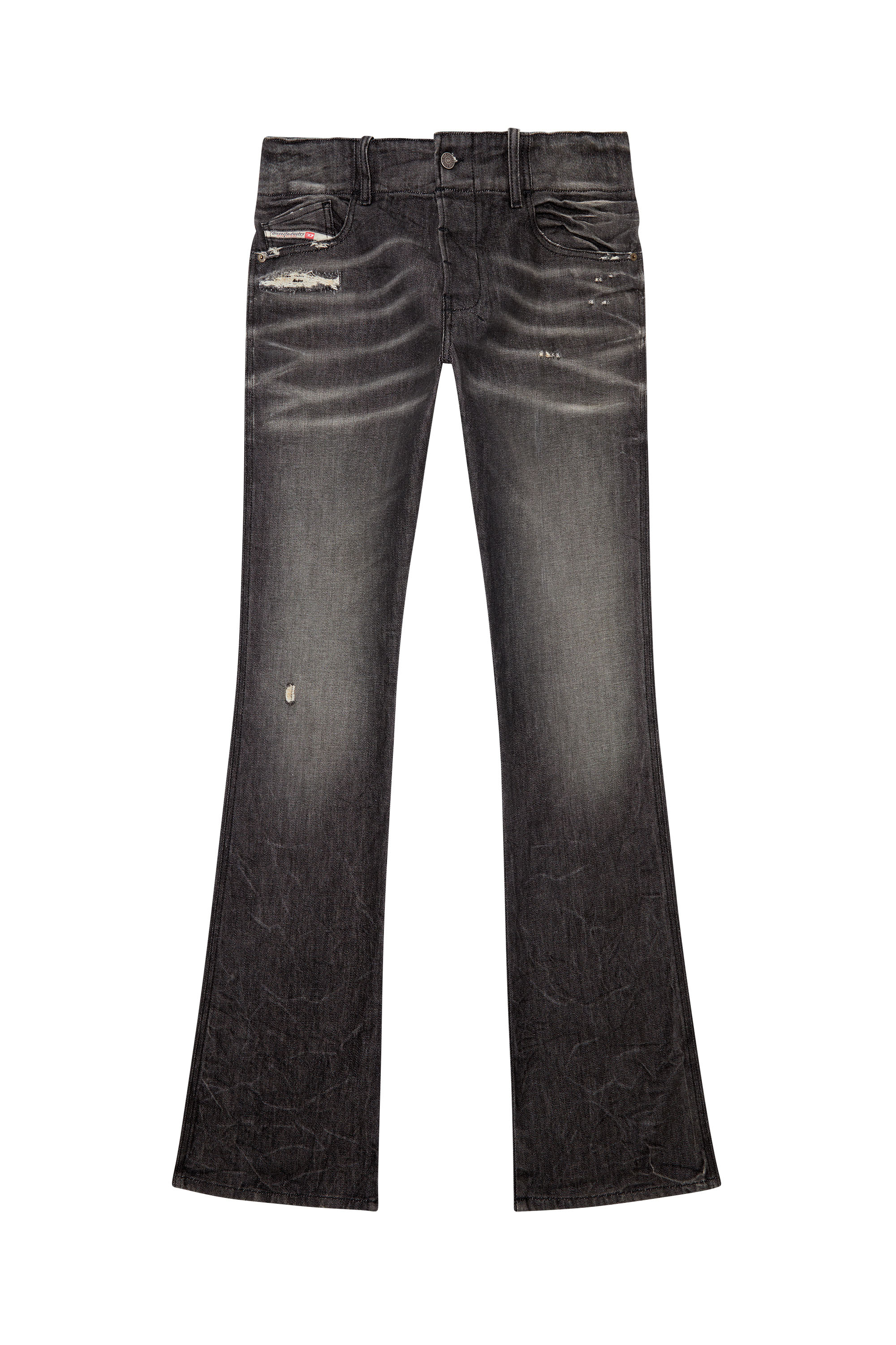Diesel - Bootcut Jeans D-Backler 09H51, Black/Dark grey - Image 3