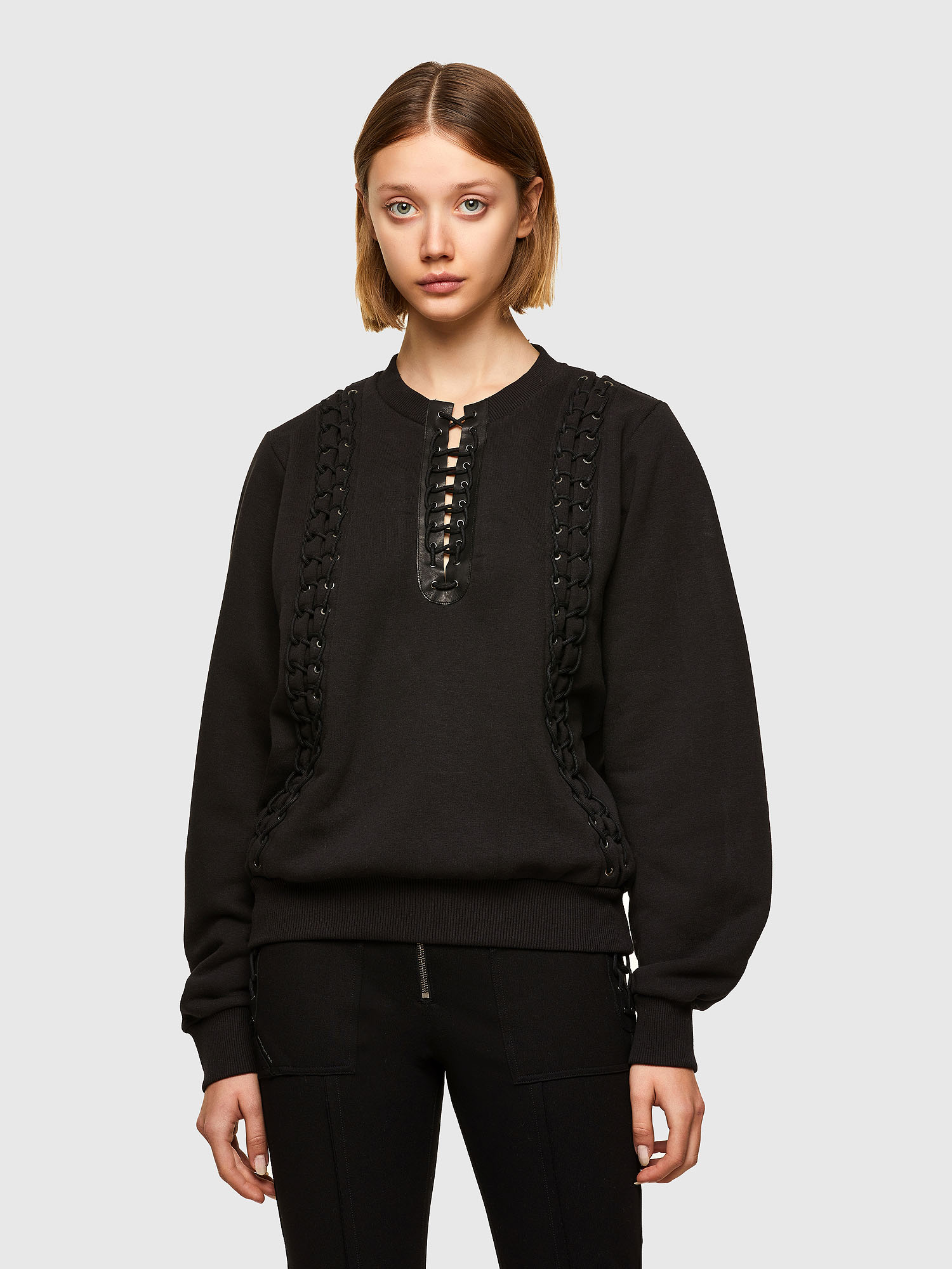 F-ANAIT, Black Diesel - F-ANAIT, Black - Sweaters - Image 1