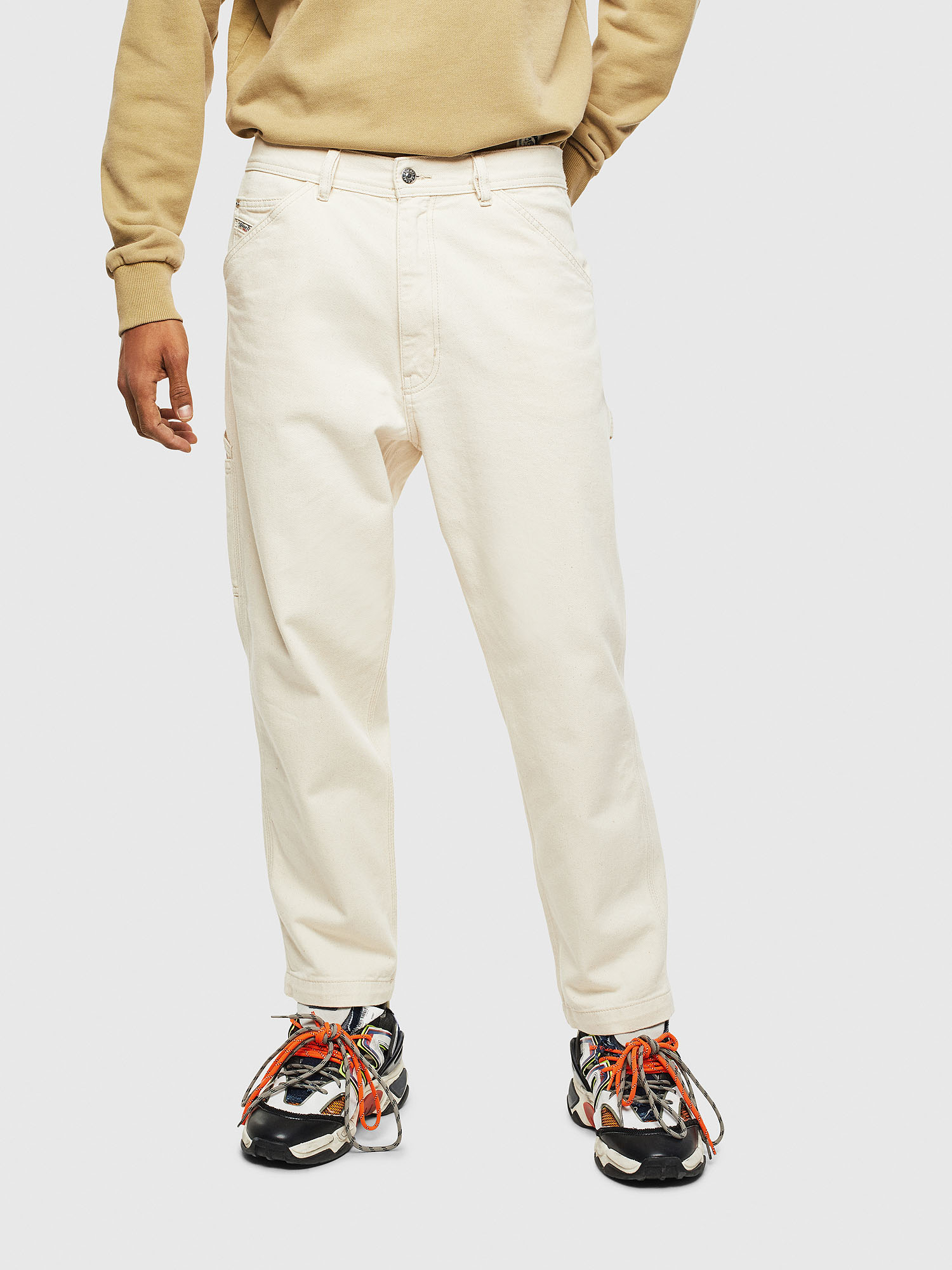 P-LAMAR, White Diesel - P-LAMAR, White - Pants - Image 1