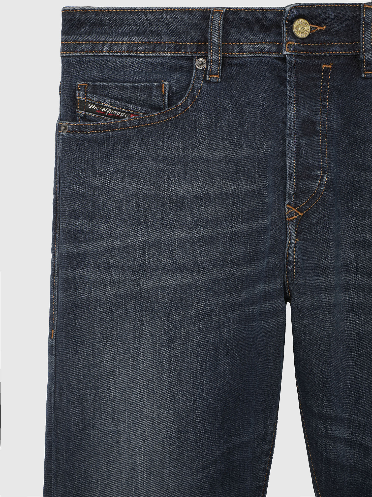 Diesel - Buster 009MA Tapered Jeans, Dark Blue - Image 3