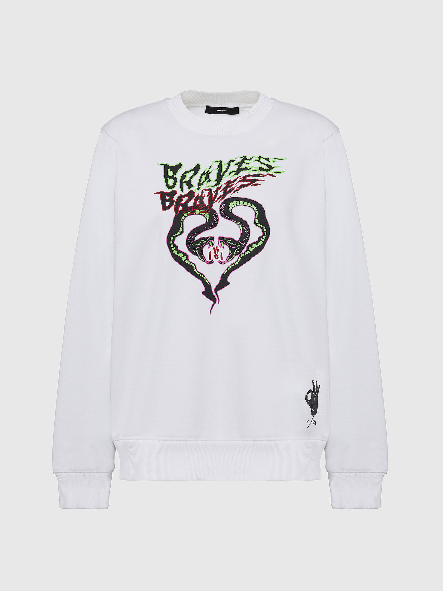 F-ANG-K10, White Diesel - F-ANG-K10, White - Sweaters - Image 1