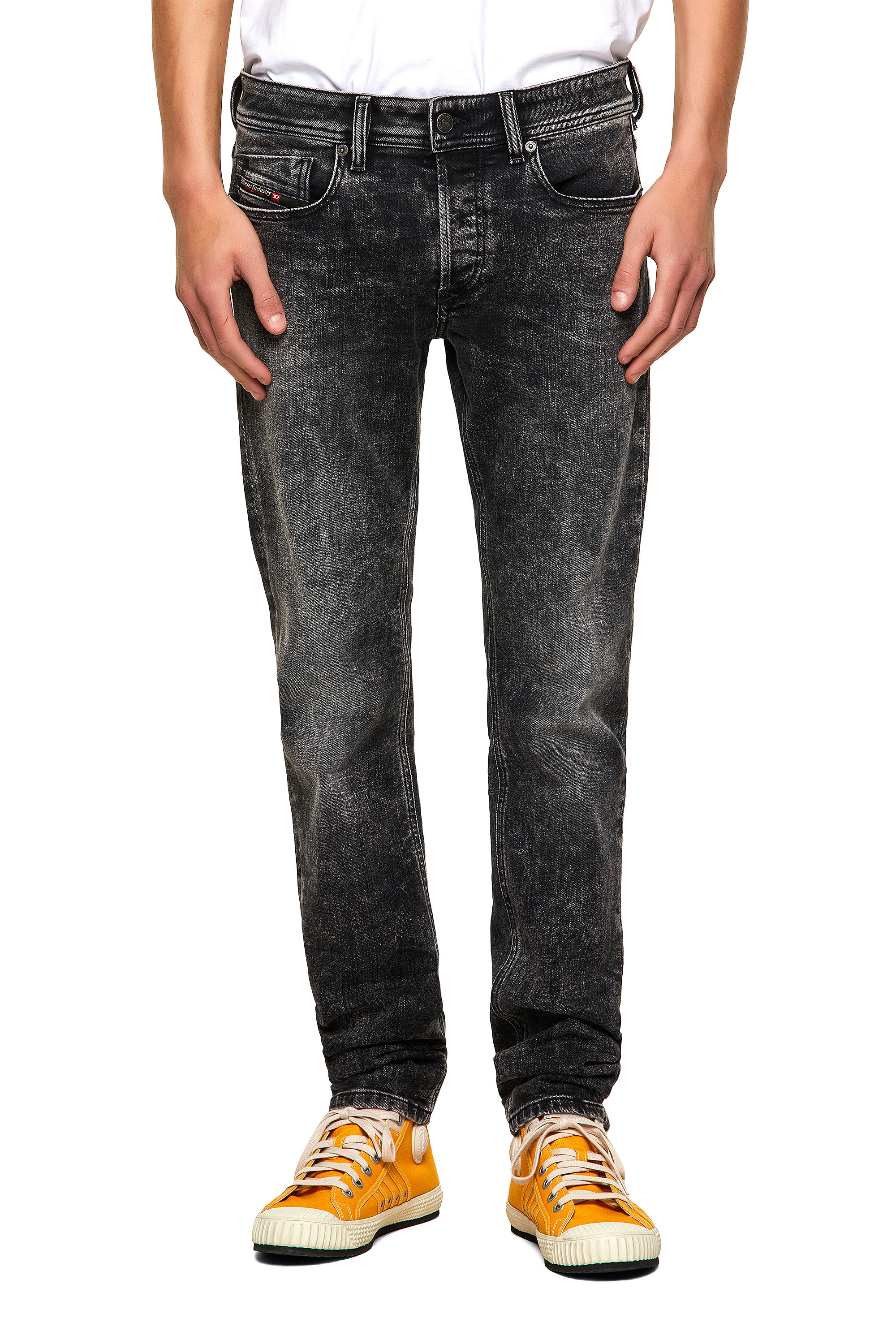 Sleenker 09A17, Black/Dark grey Diesel - Sleenker 09A17, Black/Dark grey - Jeans - Image 1
