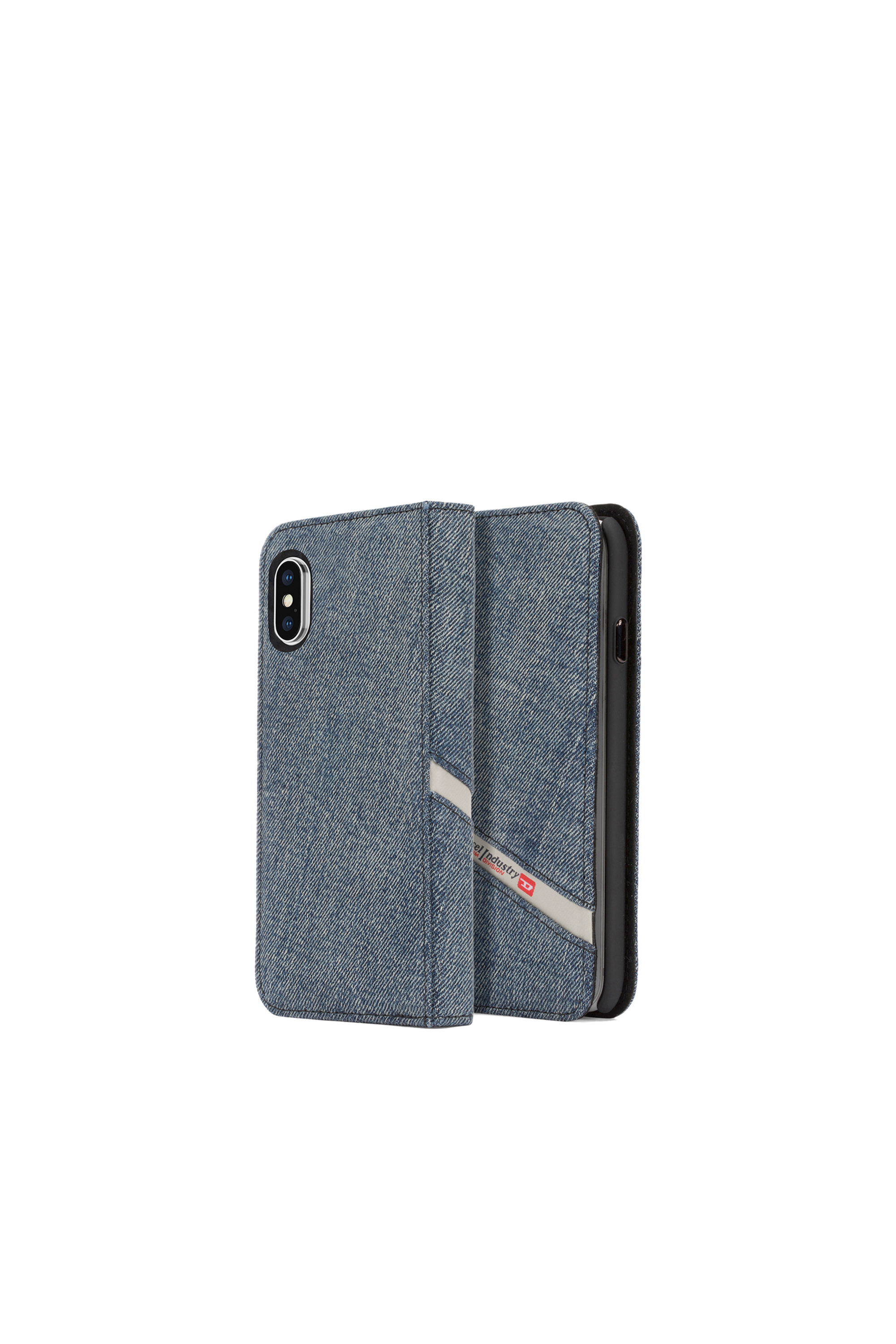 DENIM IPHONE X FOLIO, Diesel - DENIM IPHONE X FOLIO, - Flip covers - Image 1