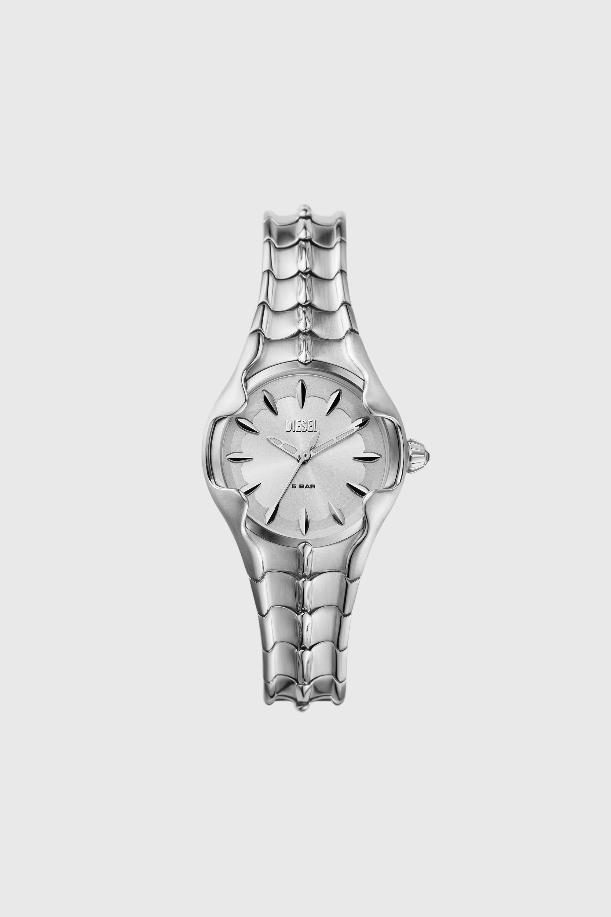 Vert DZ5605ディーゼル腕時計 diesel Women's Vert three-hand stainless steel watch | Silver | Diesel