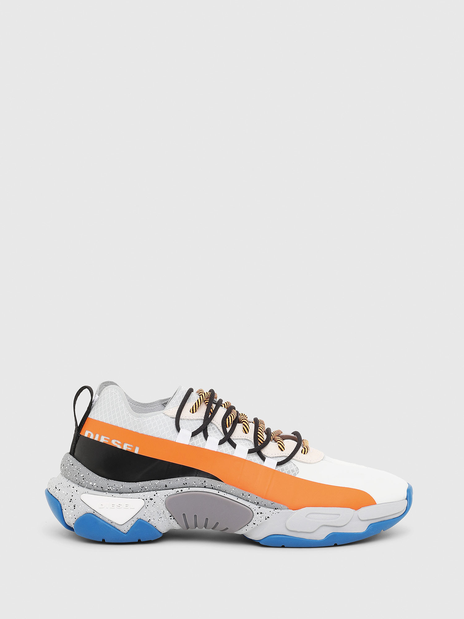 S-KIPPER BAND, White/Orange Diesel - S-KIPPER BAND, White/Orange - Sneakers - Image 1