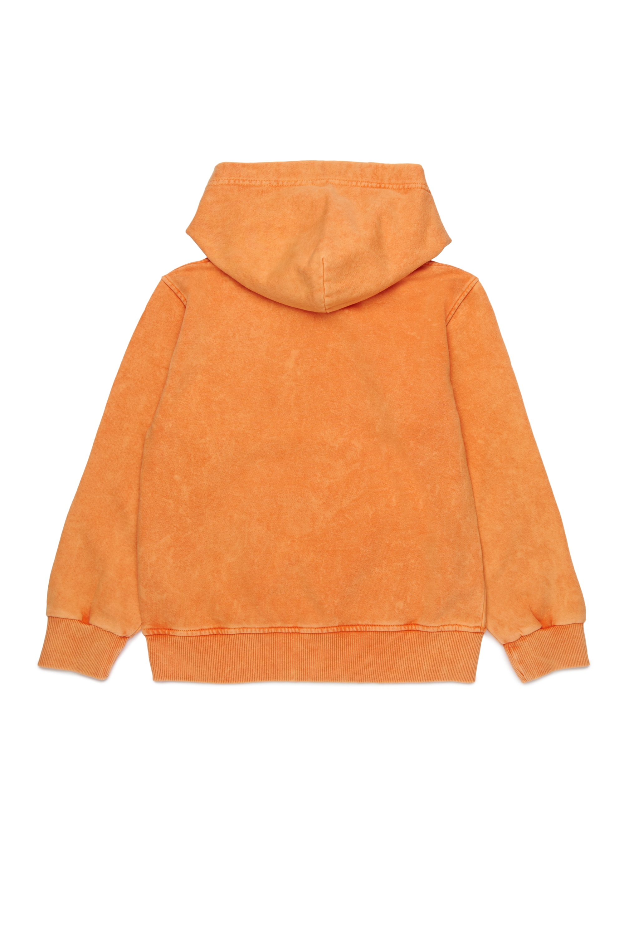 【カッキー】 Marbled hoodie with logo graphic | Orange | 4-16 YEARS Boys