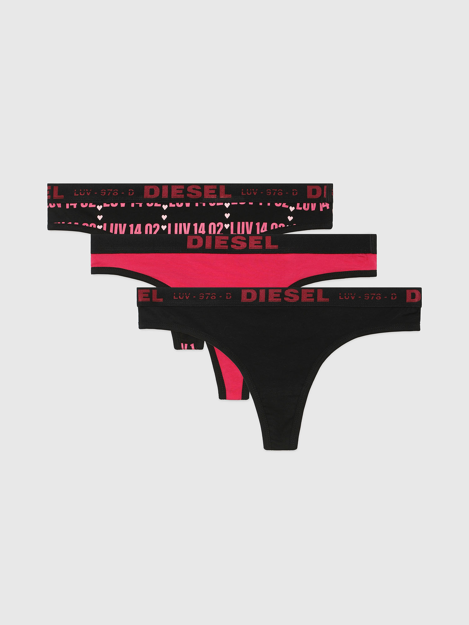 UFST-STARS-THREEPACK, Black/Pink Diesel - UFST-STARS-THREEPACK, Black/Pink - Strings - Image 1