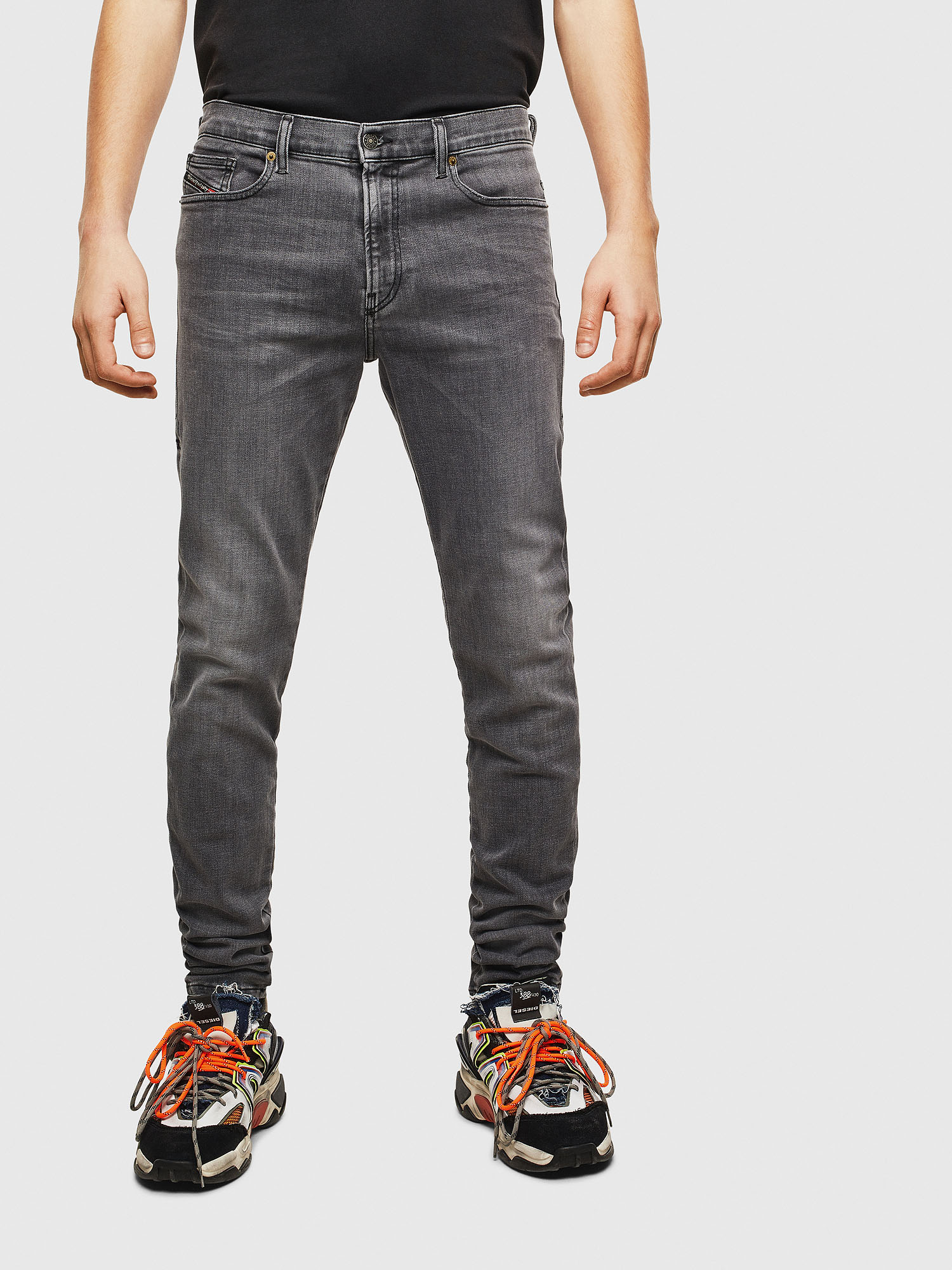 D-Amny 009AJ, Black/Dark grey Diesel - D-Amny 009AJ, Black/Dark grey - Jeans - Image 1