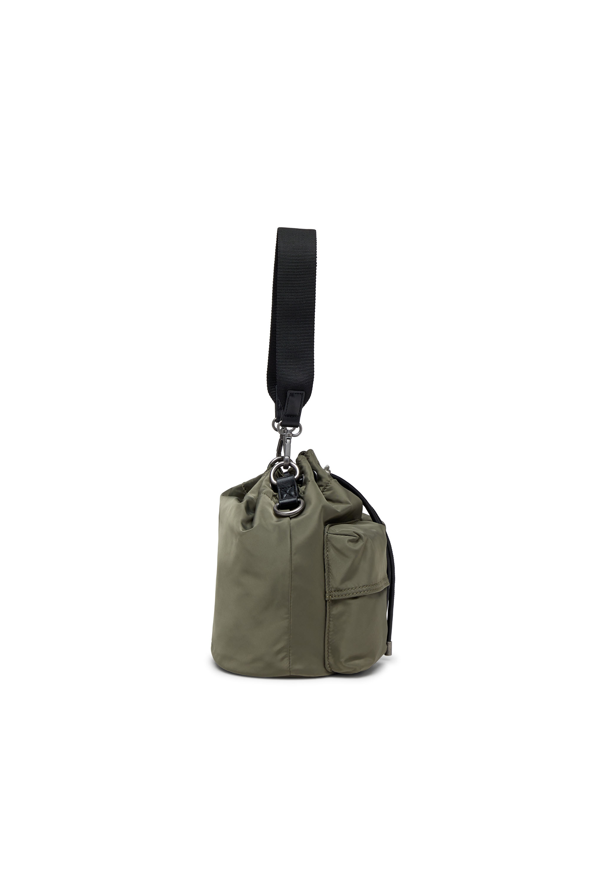 Women's Multi-Pkts-Multipocket bucket bag in utilitarian